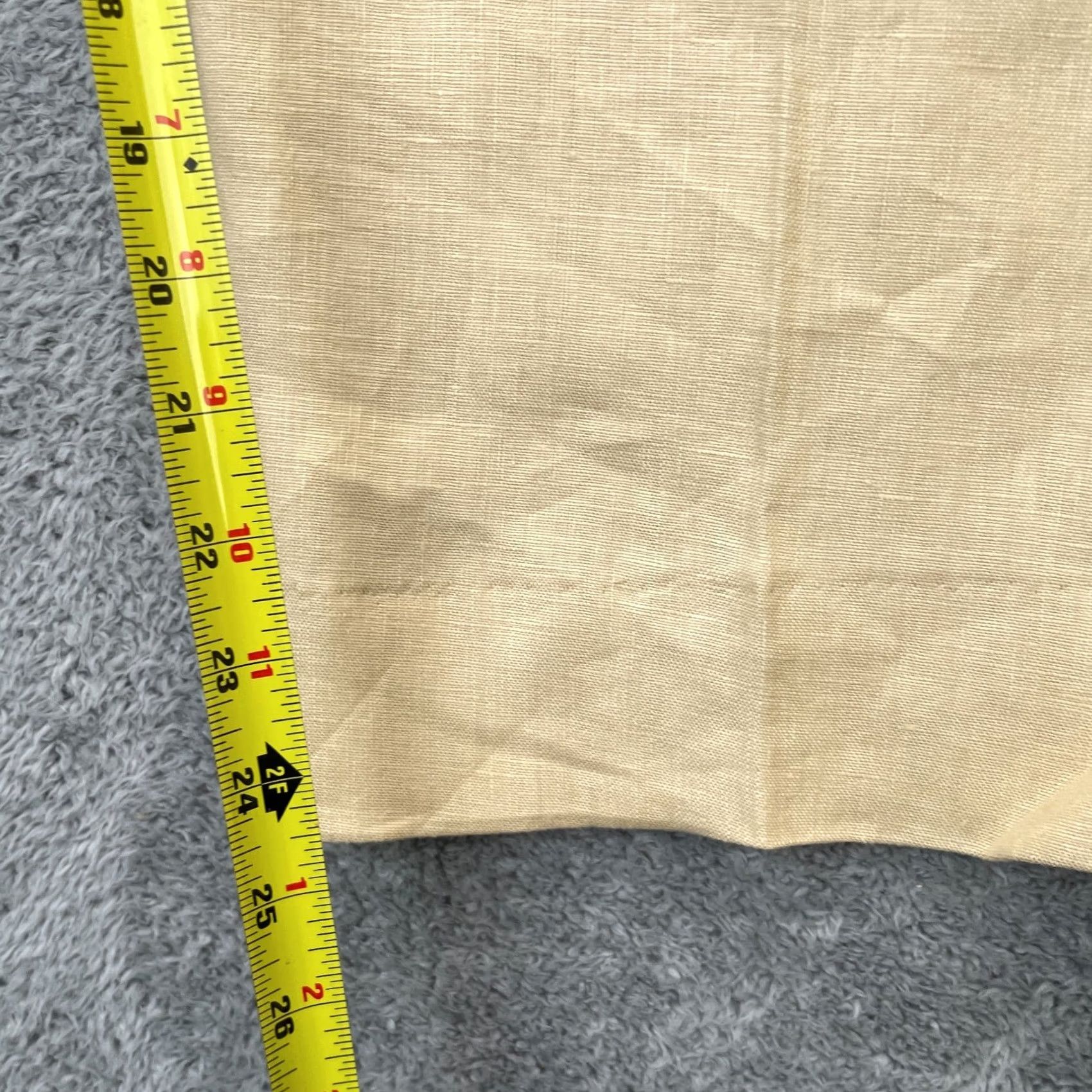 Vintage VTG Paul Fredrick Pants Mens 42 Beige Linen Pleated Straight Leg Chino Formal Size US 42 / EU 58 - 7 Thumbnail