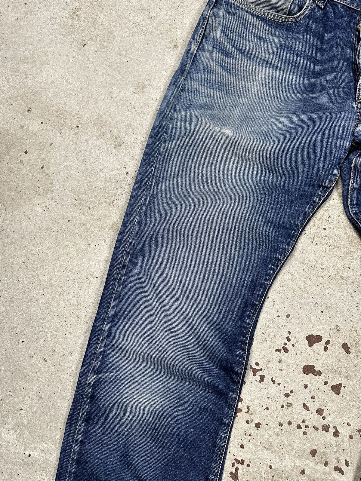 G-Star × Japanese Brand × Vintage Vintage Y2K G Star Raw 3301 Washed Navy Denim Pants Jeans Size US 30 / EU 46 - 5 Thumbnail