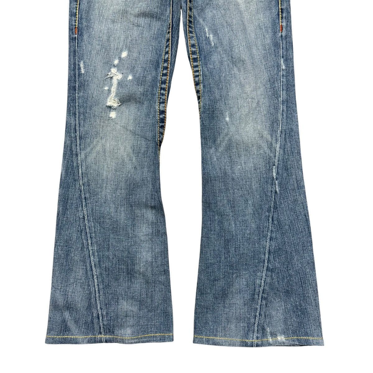 True Religion Vintage True Religion Joey Big T Denim Flare Jeans Size US 29 - 6 Thumbnail
