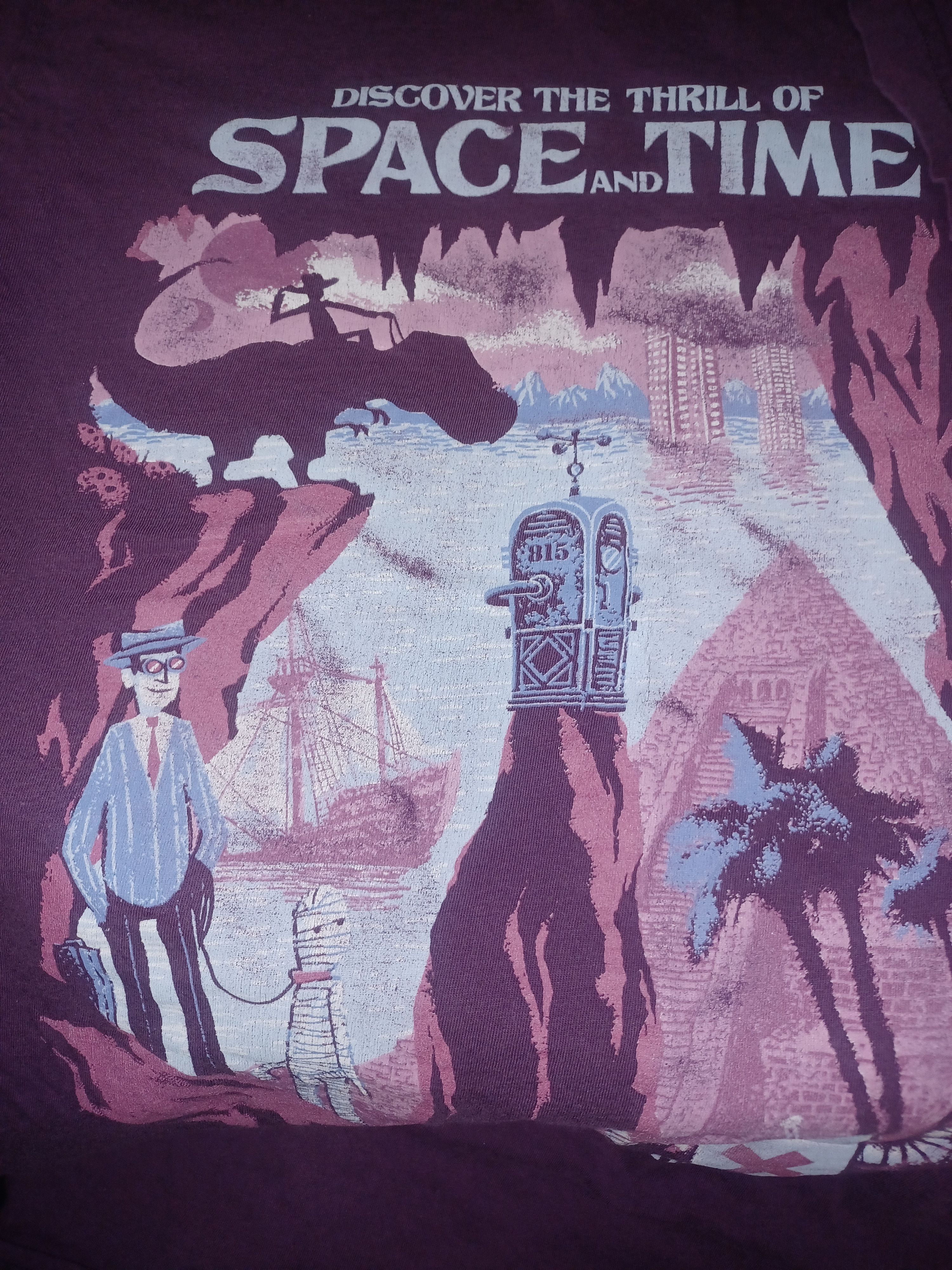 Threadless Threadless Space & Time Graphic Tee S-M Purple Size US S / EU 44-46 / 1 - 2 Thumbnail