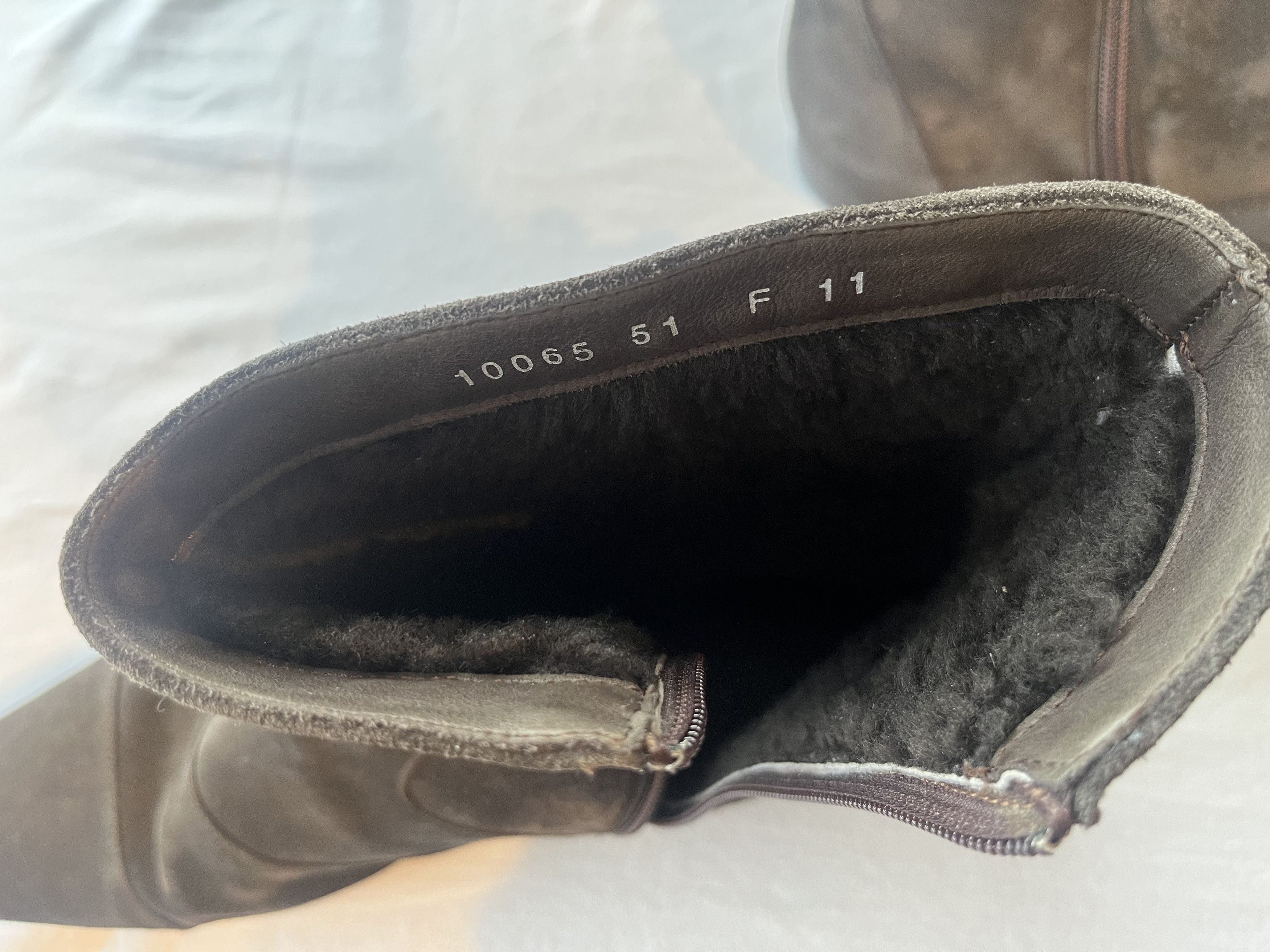 Santoni Santoni fur suede boots Size US 12 / EU 45 - 5 Thumbnail