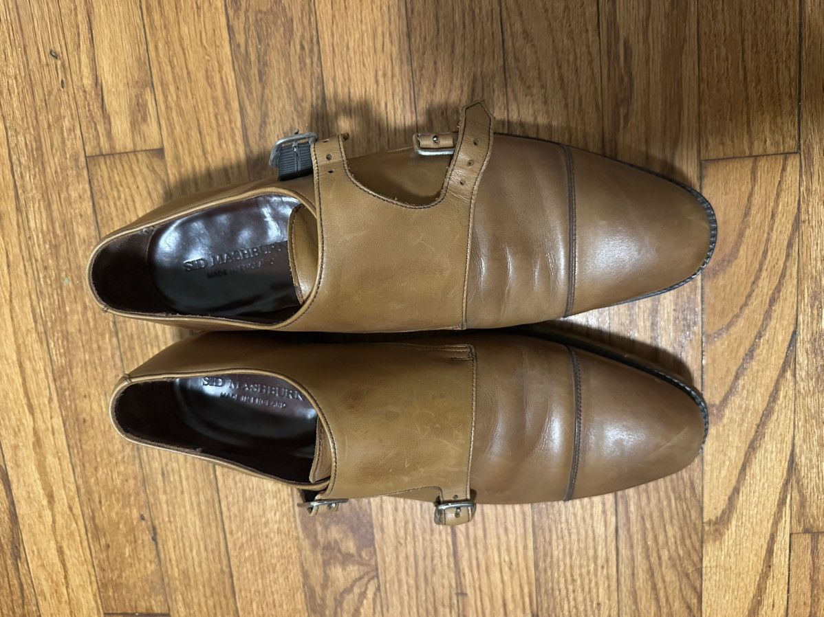 Sid Mashburn SID MASHBURN 9.5D DOUBLE MONK STRAP MADE IN ENGLAND Vibram Size US 9.5 / EU 42-43 - 3 Thumbnail