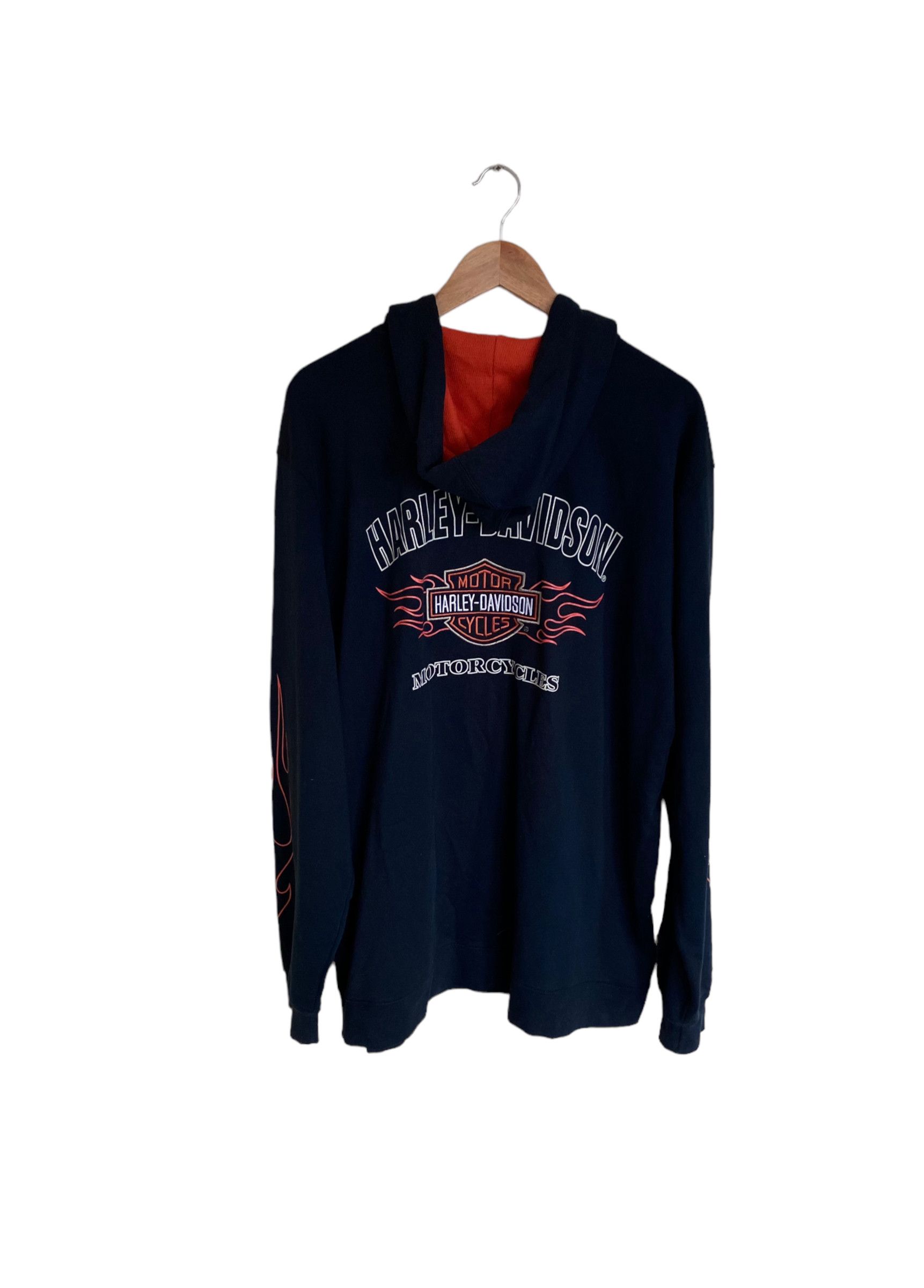 Harley Davidson × Vintage embroiered doublesided zip hoodie Size US XXL / EU 58 / 5 - 3 Thumbnail