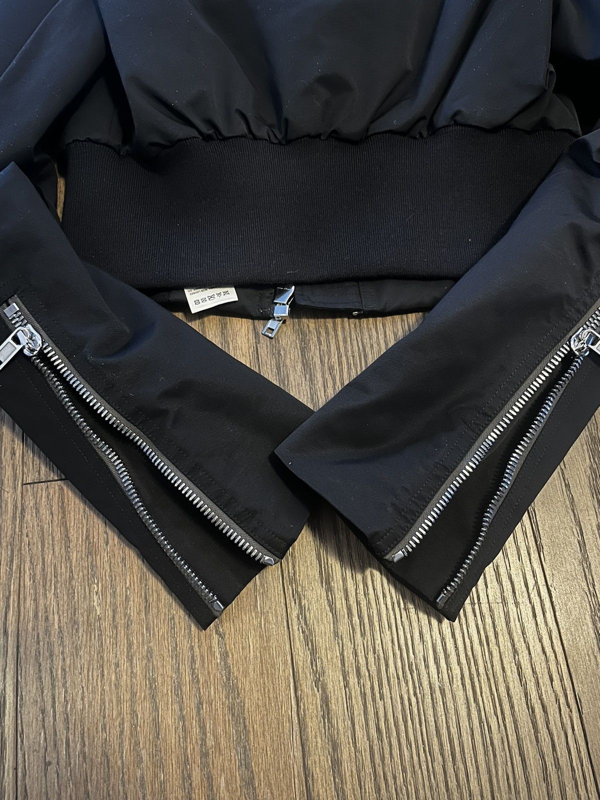 Rick Owens Rick Owens FW22 Cropped Tec Bomber Size US S / EU 44-46 / 1 - 7 Thumbnail