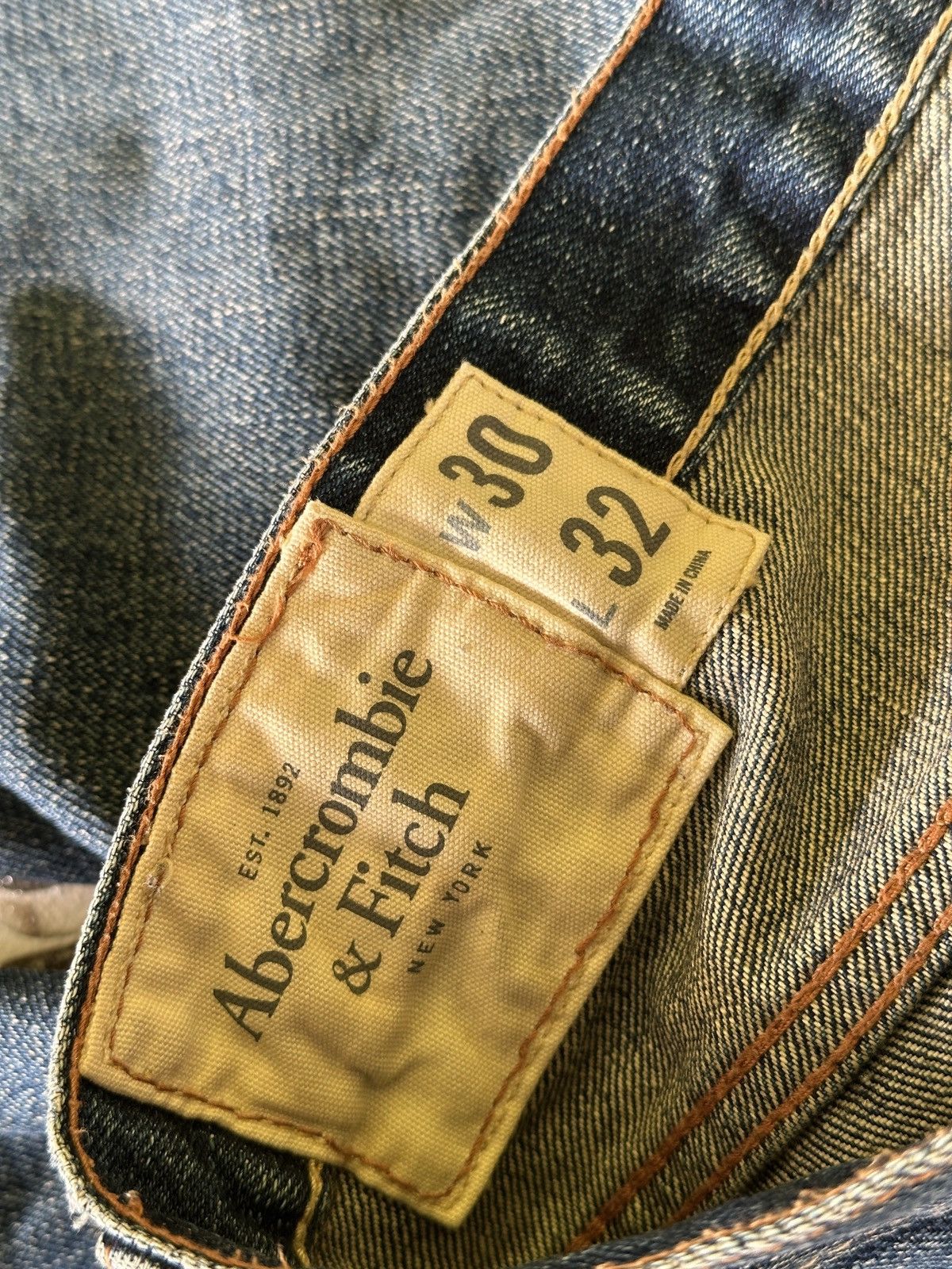 Vintage Distress Denim💥 Abercrombie & fifth Distress Fashion💥 Size US 30 / EU 46 - 9 Thumbnail
