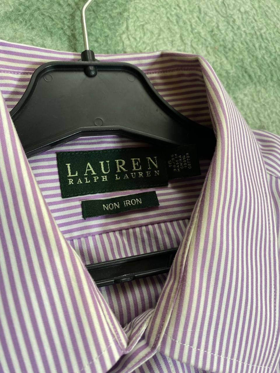 Polo Ralph Lauren × Ralph Lauren × Vintage Polo Ralph Lauren Striped Short Sleeve Shirt Non Iron Size US M / EU 48-50 / 2 - 13 Thumbnail