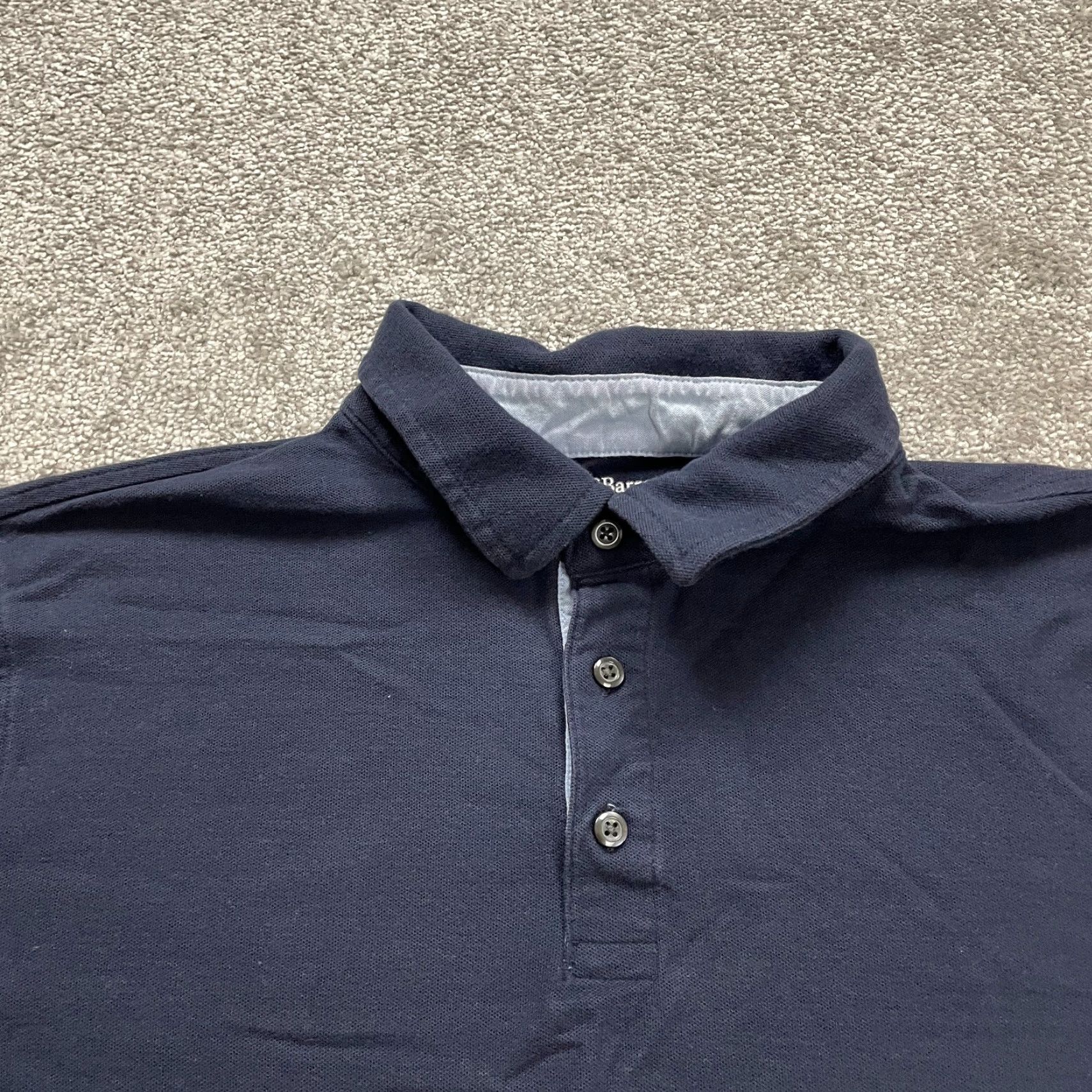 Croft & Barrow Croft & Barrow Shirt Mens XL Navy Collared Cotton Long Sleeve Casual Size US XL / EU 56 / 4 - 3 Thumbnail