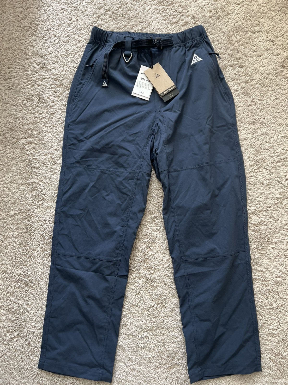 Nike Nike ACG Repel Hiking Trail Pants Blue Straight Leg Size US 28 / EU 44 - 7 Thumbnail