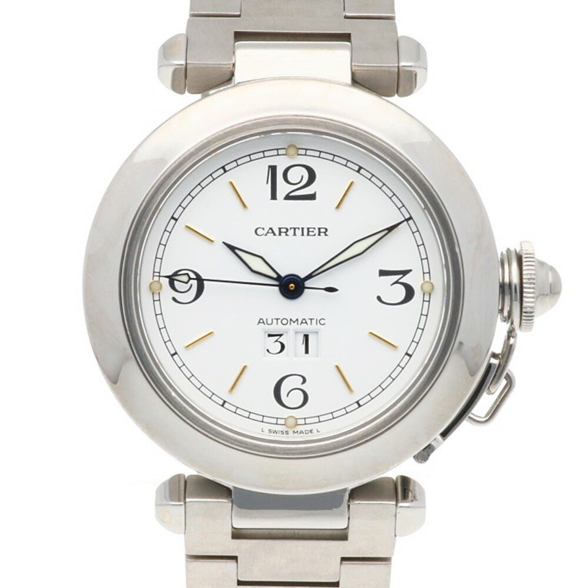 Cartier Cartier Pasha C Big Date Watch Stainless Steel 2475 Automatic Men's CARTIER Overhauled Size ONE SIZE - 1 Thumbnail