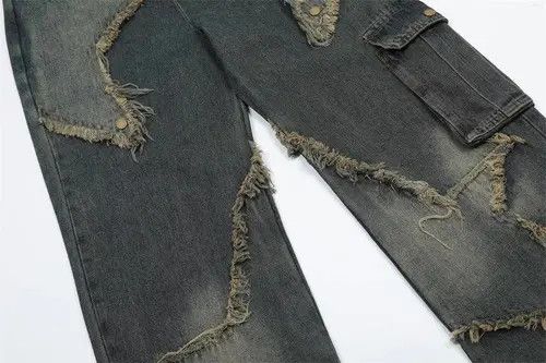 VIBE STAR Embroidered Denim Jeans Size US 30 / EU 46 - 5 Thumbnail