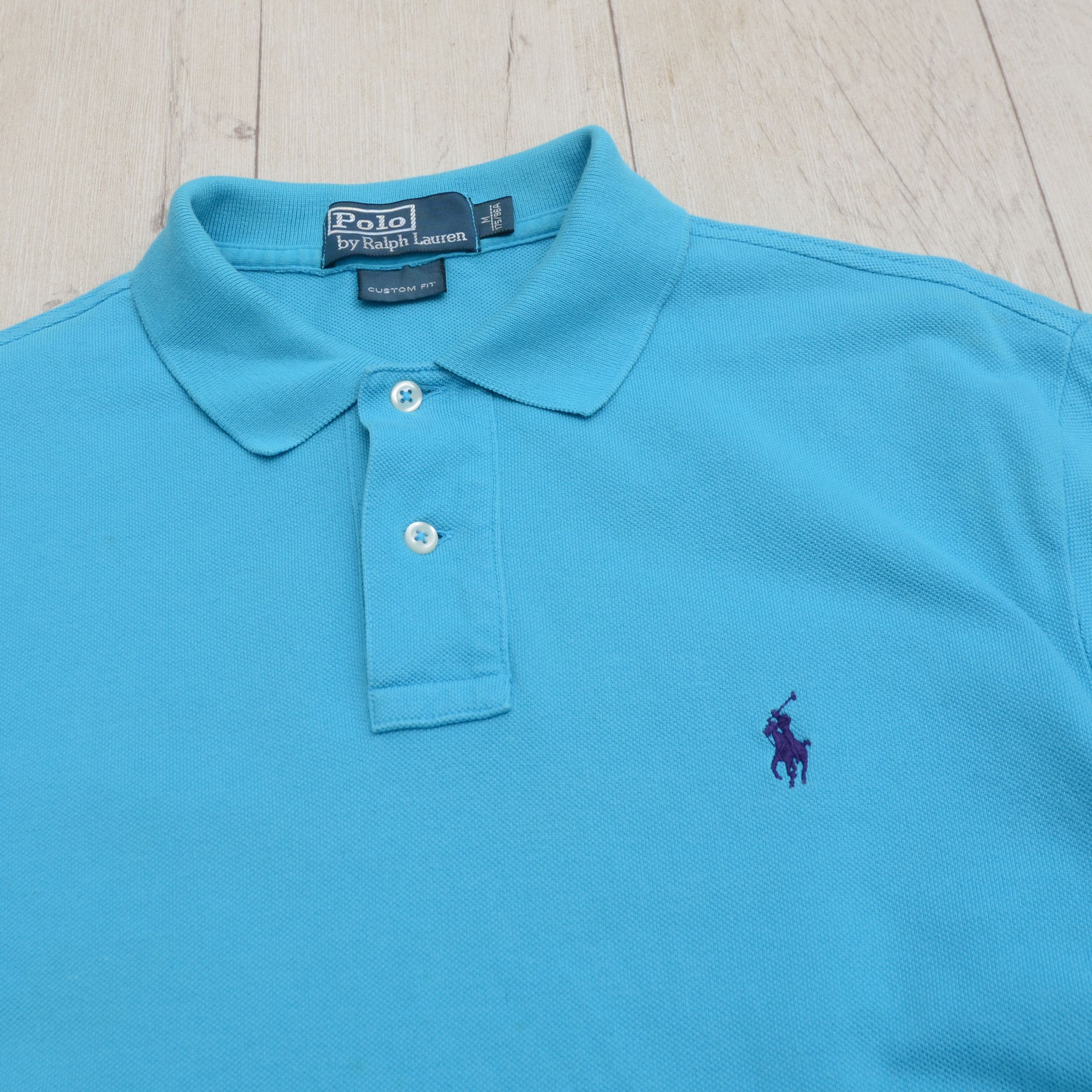 Polo Ralph Lauren Polo Ralph Lauren Shirt Large Blue Pony Vintage Purple Logo Size US M / EU 48-50 / 2 - 6 Thumbnail