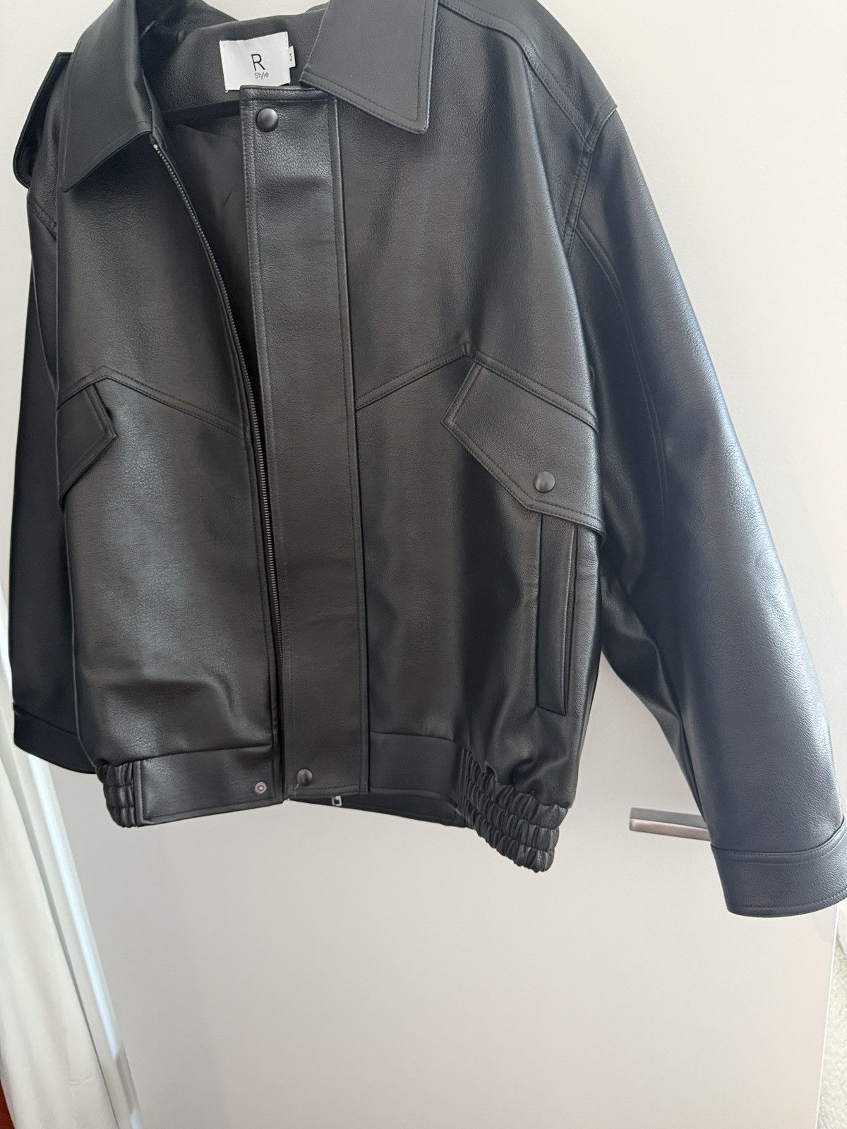 Other Black Women Leather Jacket Size S / US 4 / IT 40 - 3 Thumbnail
