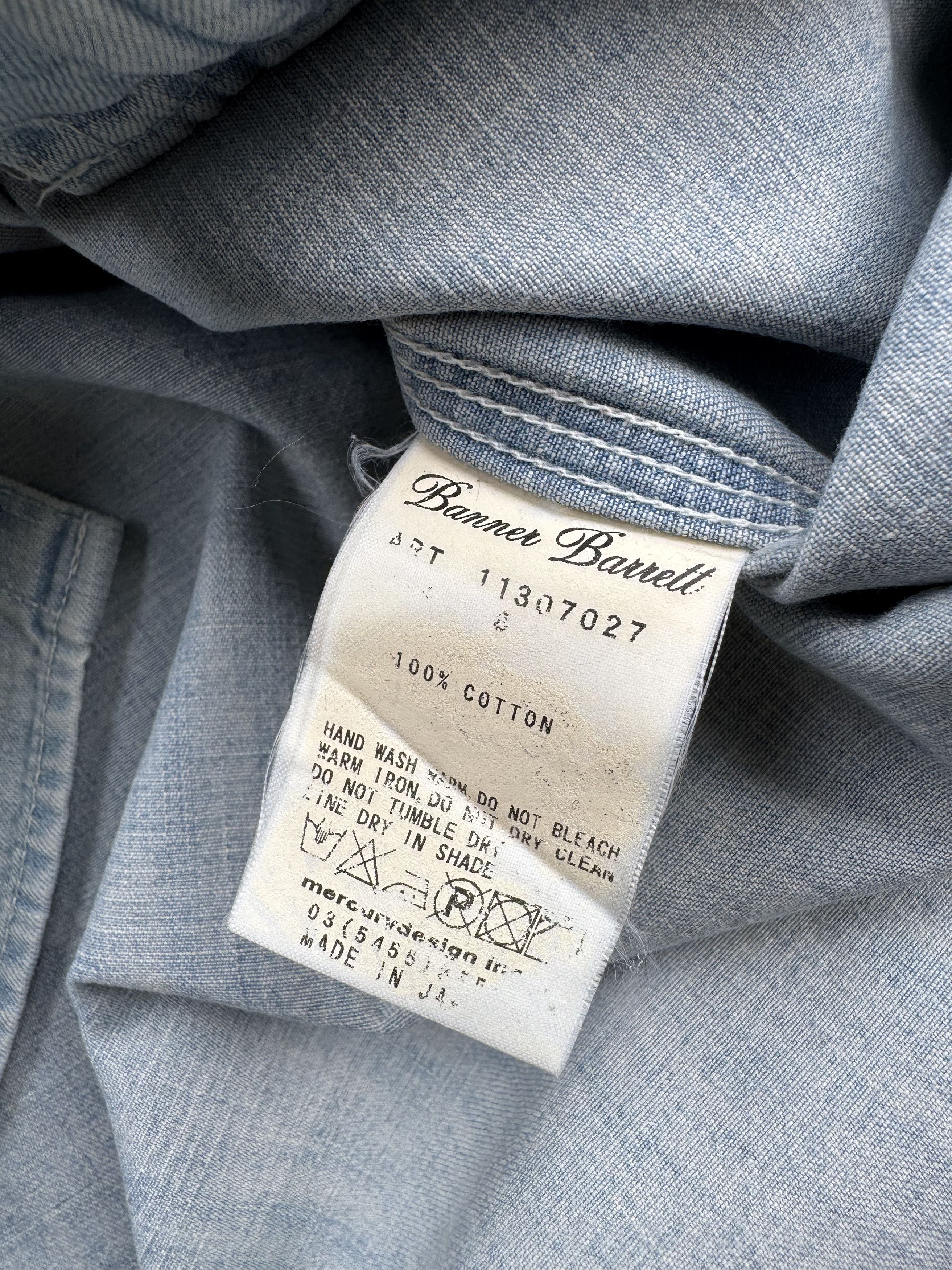 Japanese Brand Banner Barrett Sun Faded Shirt Size US L / EU 52-54 / 3 - 8 Thumbnail