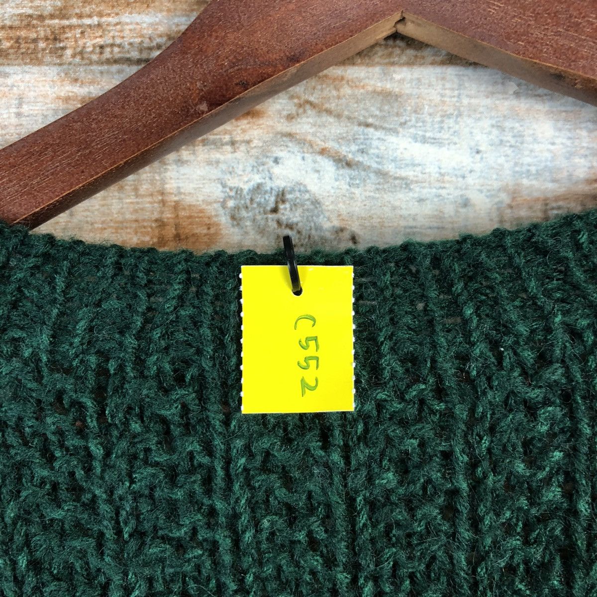 Japanese Brand DL Japan handmade vintage Green Knitwear #C552 Size US XL / EU 56 / 4 - 9 Thumbnail
