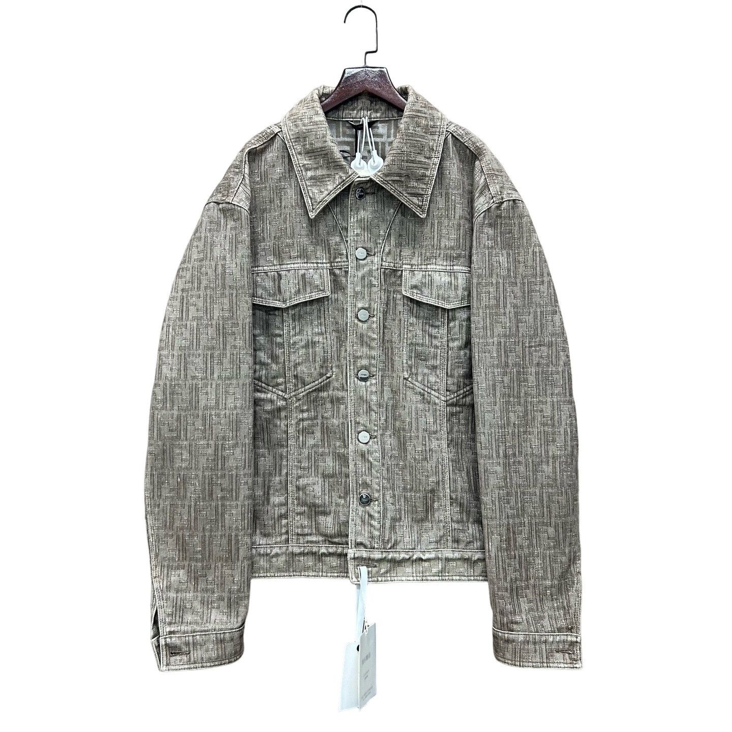 Fendi Fendi Logo Denim Jacket Size 52 Size US L / EU 52-54 / 3 - 1 Thumbnail