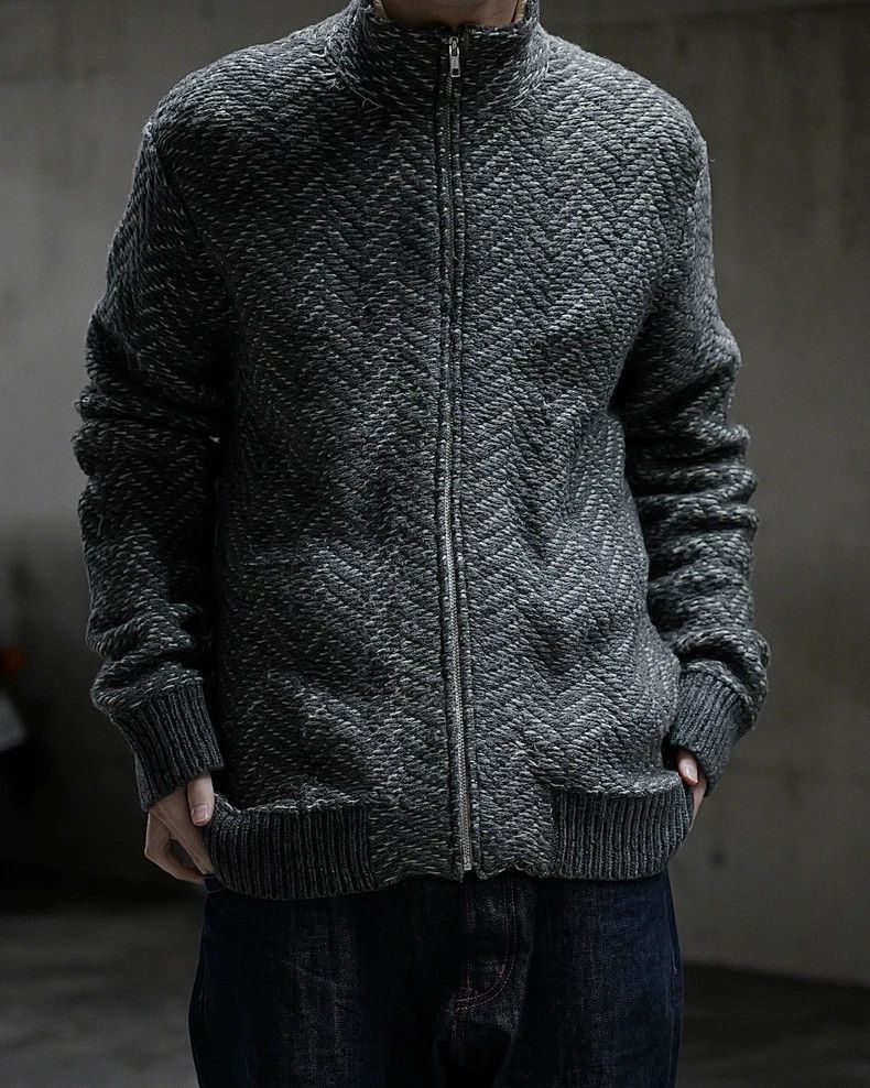 Yohji Yamamoto Yohji Yamamoto Yohji Yamamoto 2001AW Knit Zip Jacket Size US M / EU 48-50 / 2 - 7 Thumbnail