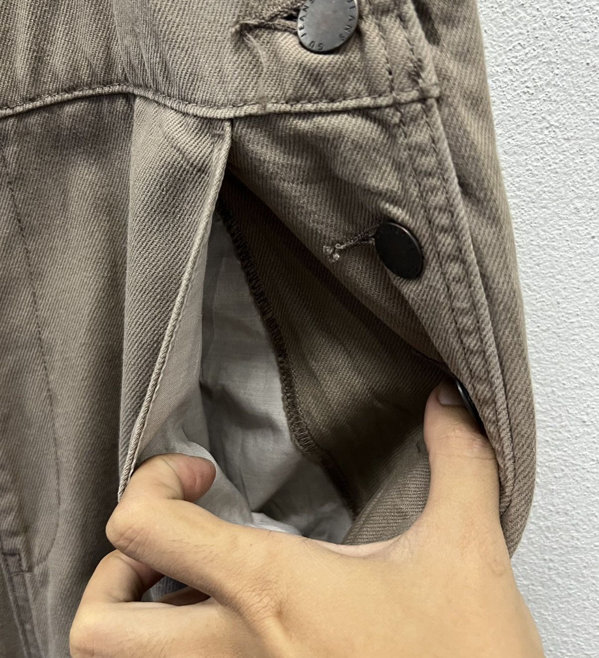 GU VINTAGE GU JEANS BROWN OVERALLS Size US 32 / EU 48 - 9 Thumbnail