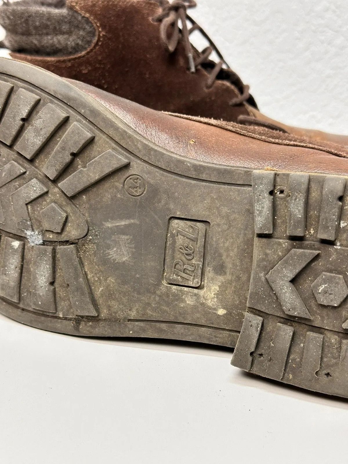 Ralph Lauren RALPH LAUREN AS 98 JAPAN RARE RRL LEATHER BOOTS WESTERN USA Size US 11 / EU 44 - 11 Thumbnail