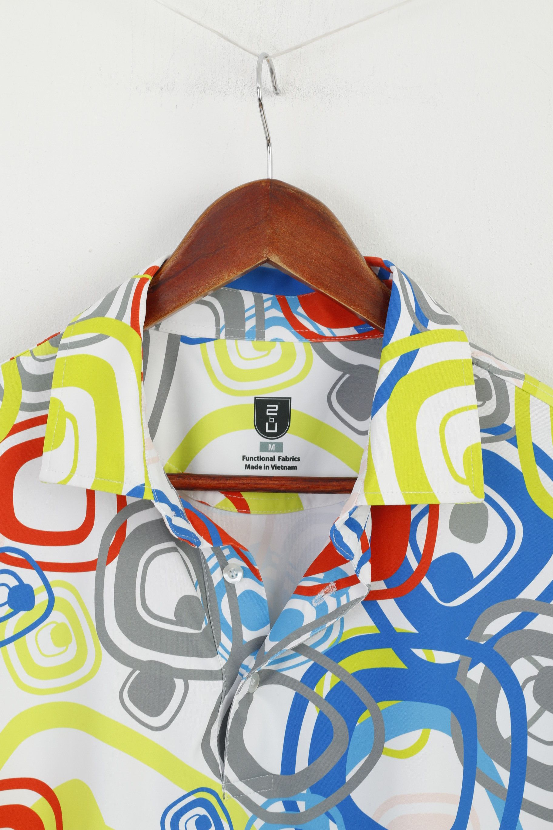 Vintage 2bU Men M Shirt Multicolour Sportswear 1128 Size US M / EU 48-50 / 2 - 2 Thumbnail