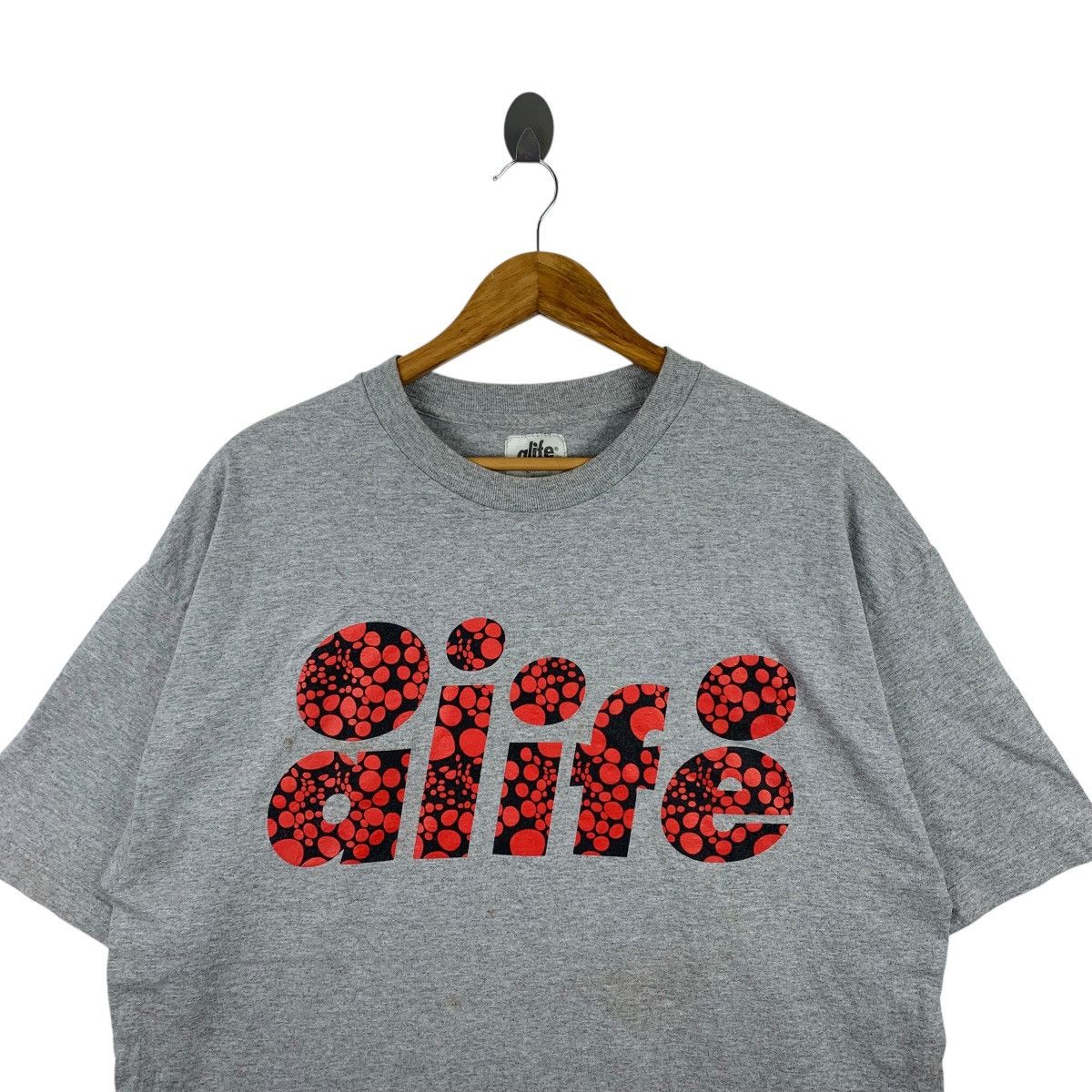 Other Vintage ALIFE Streetwear Big Brand Print Grey Oversize Shirt Size US XL / EU 56 / 4 - 2 Thumbnail