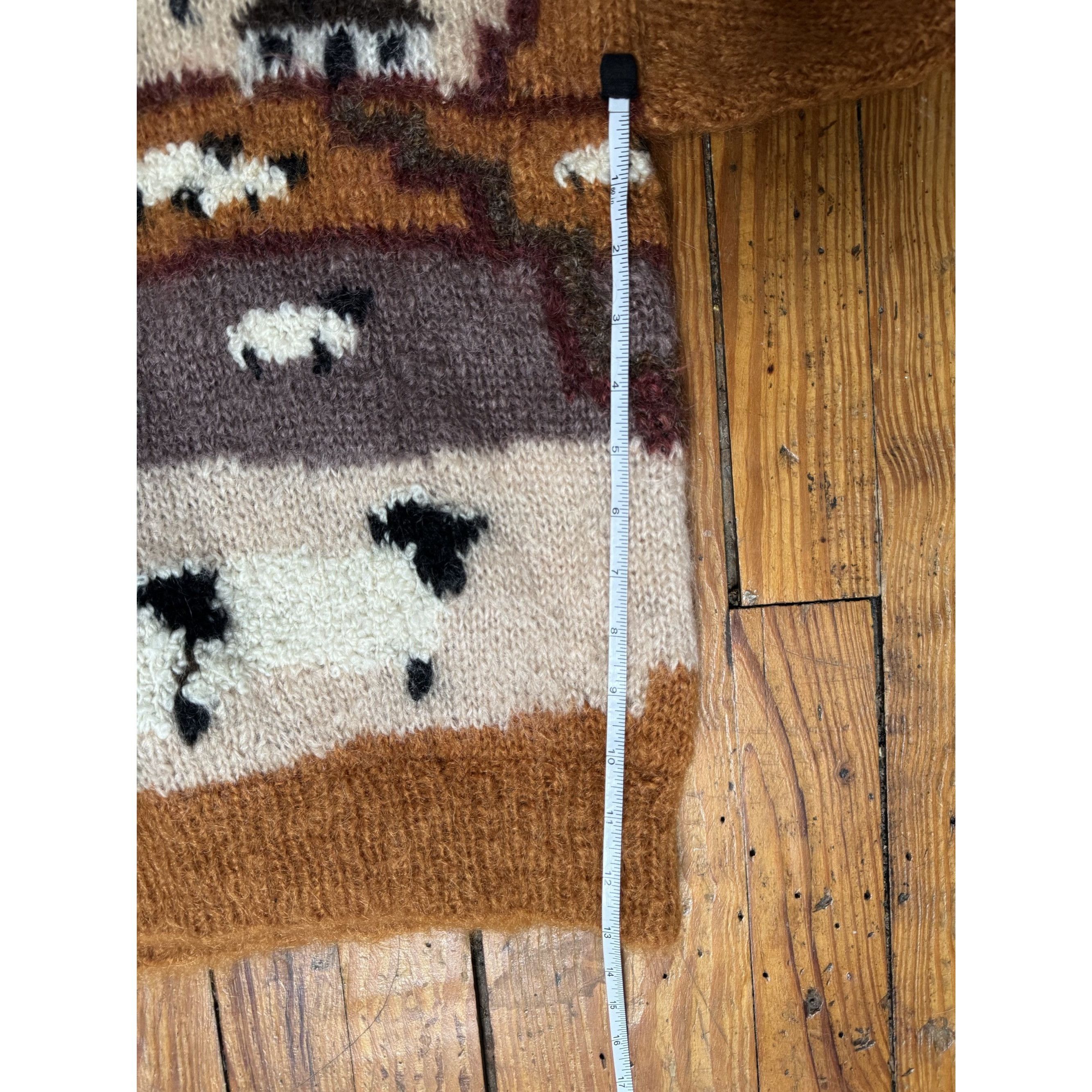 Vintage Vtg SELINA KNITWEAR Mohair Pastoral Farm Handmade Sweater En Size M / US 6-8 / IT 42-44 - 6 Thumbnail