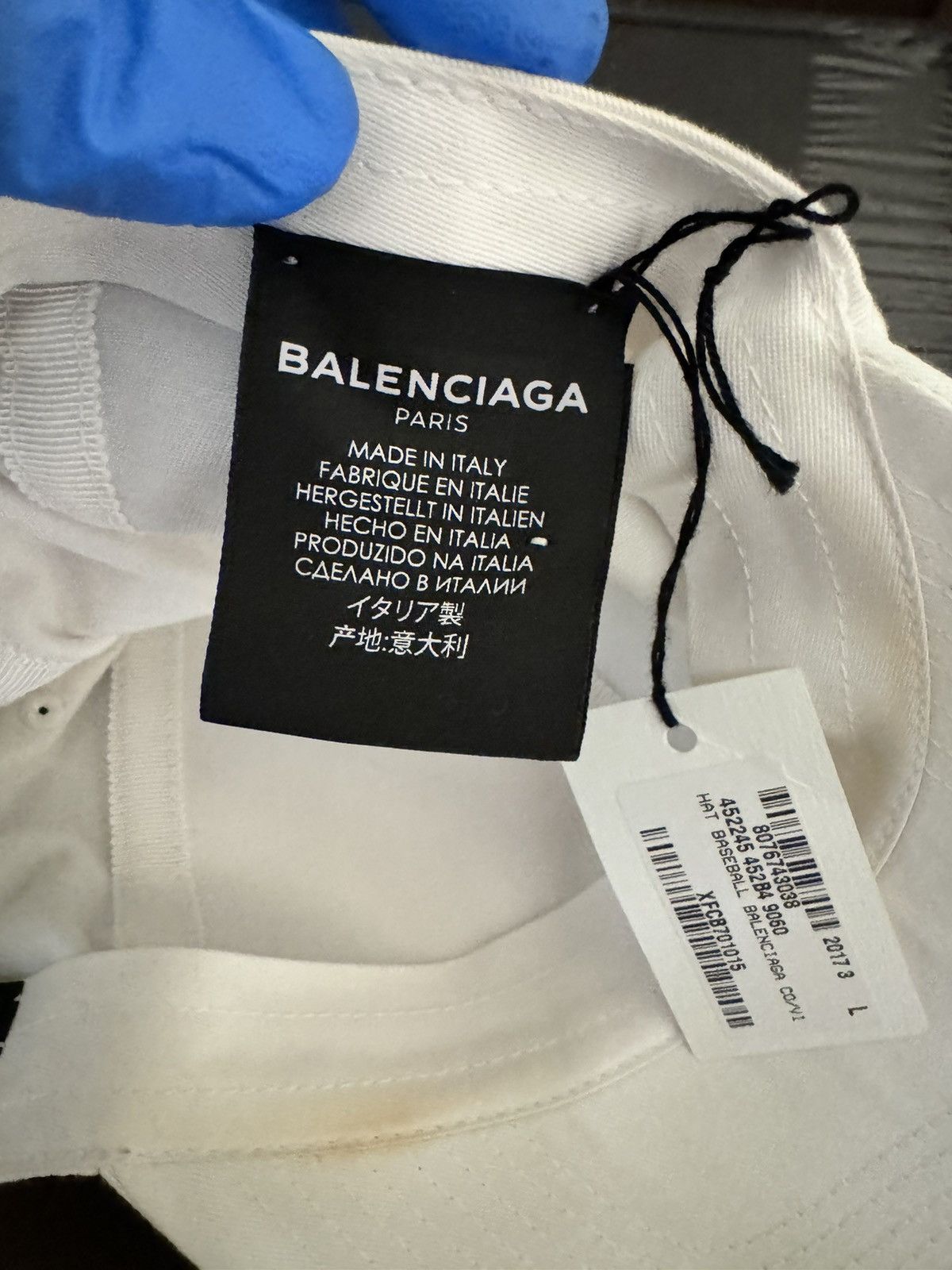 Balenciaga Balenciaga Embroidered Baseball Cap Size ONE SIZE - 5 Thumbnail