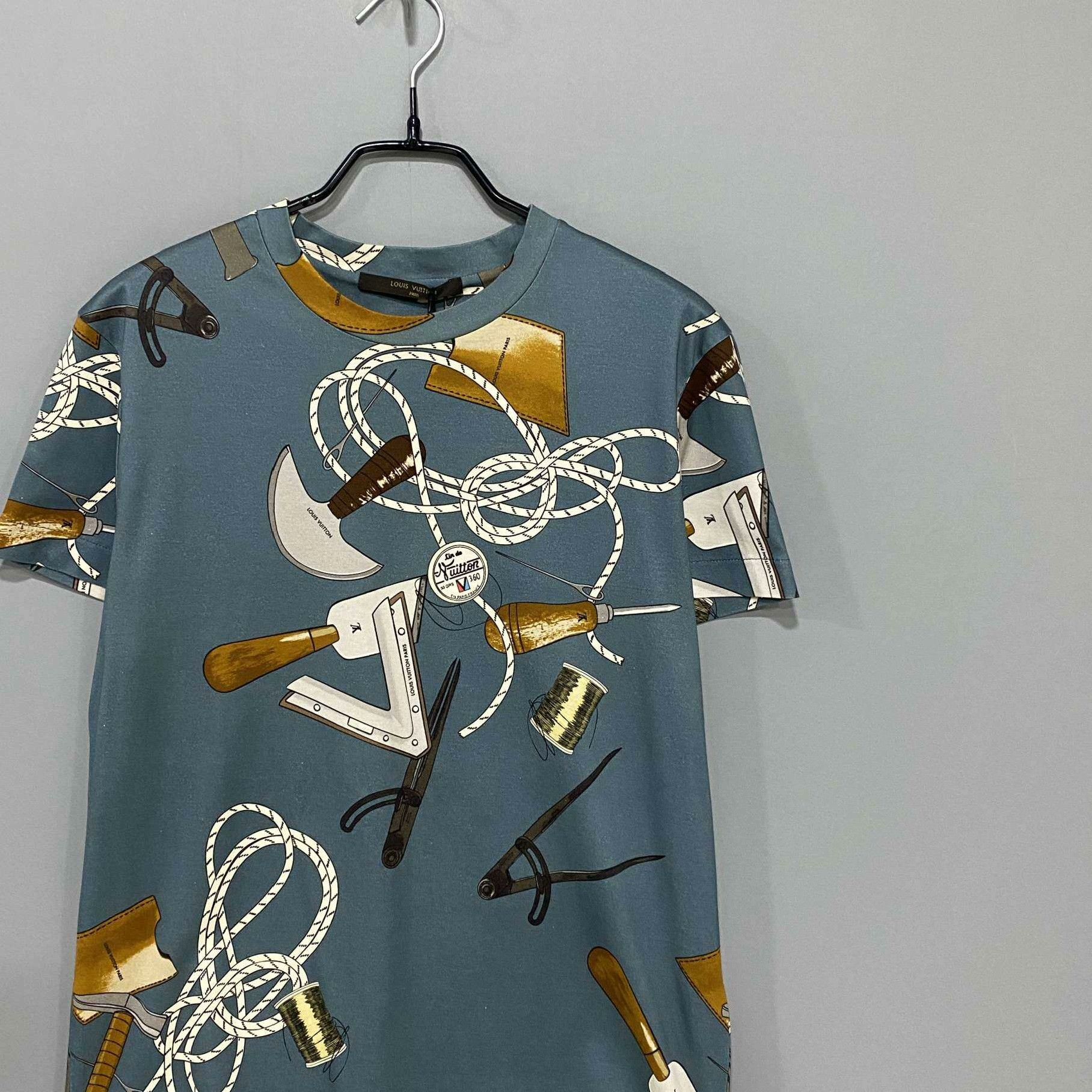 Louis Vuitton Louis Vuitton Printed Graphic T-Shirt xxs Men Size US XXS / EU 40 - 1 Thumbnail