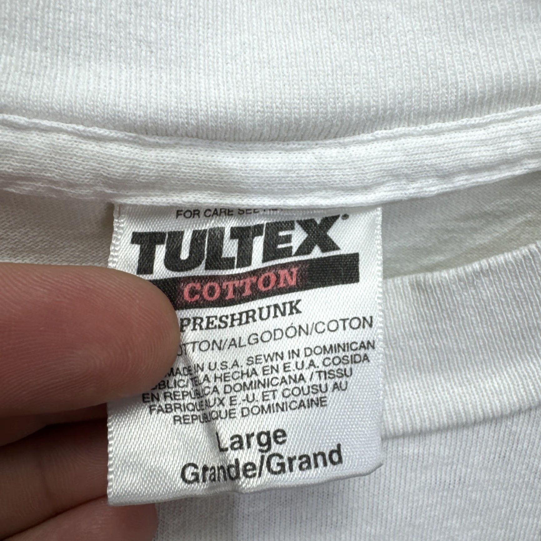 Tultex VINTAGE Metallica T-Shirt 1996 Load Concert Short Sleeve White Large 90s Band Logo Mens Size US L / EU 52-54 / 3 - 3 Thumbnail