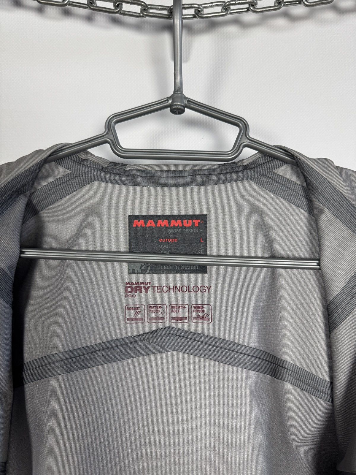 Mammut Mammut Dry Technology Pro Jacket Windbreaker Waterproof Sz L Size L / US 10 / IT 46 - 11 Thumbnail