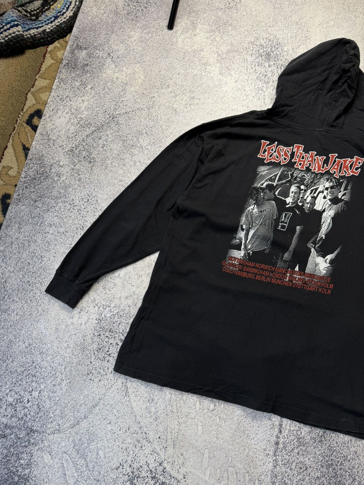 Vintage Less Than Jake Vintage Tour Hoodie 90 Ska Punk Band Merch Size US L / EU 52-54 / 3 - 22 Thumbnail