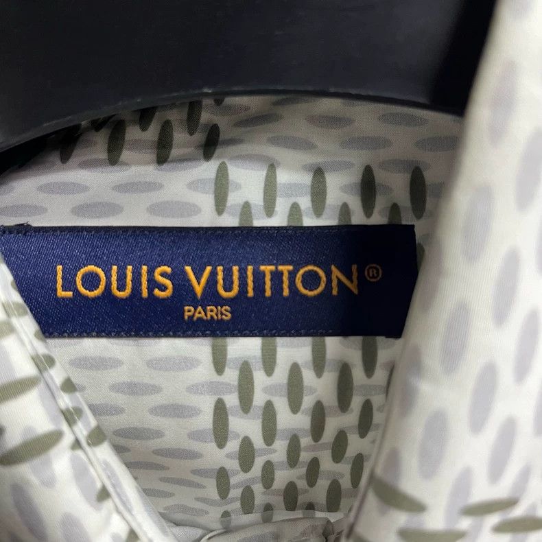 Louis Vuitton Louis Vuitton 24 Latest White Checkerboard Long Sleeve Shir Size US L / EU 52-54 / 3 - 3 Thumbnail