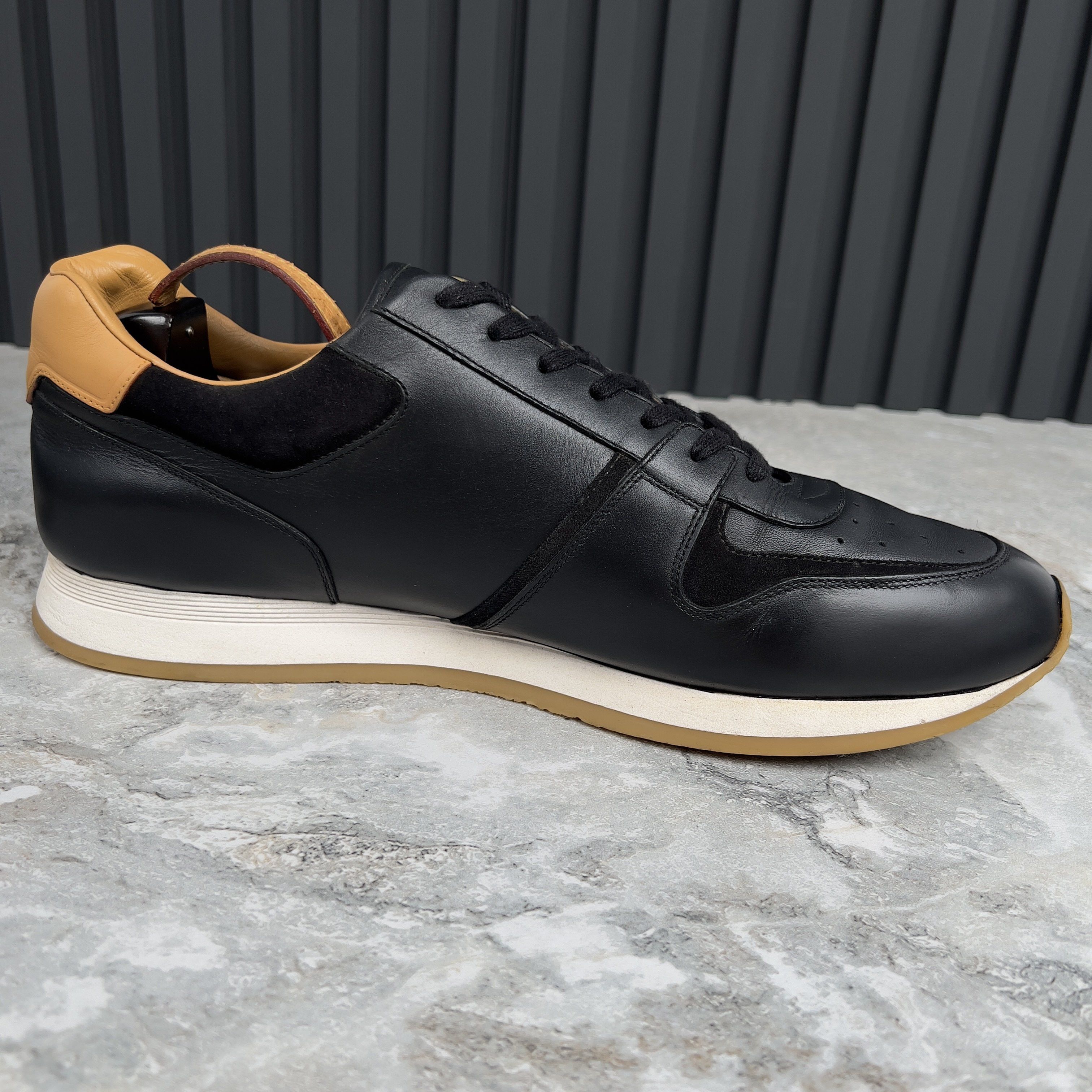 Louis Vuitton Abbesses black leather sneakers Size US 12.5 / EU 45-46 - 5 Thumbnail