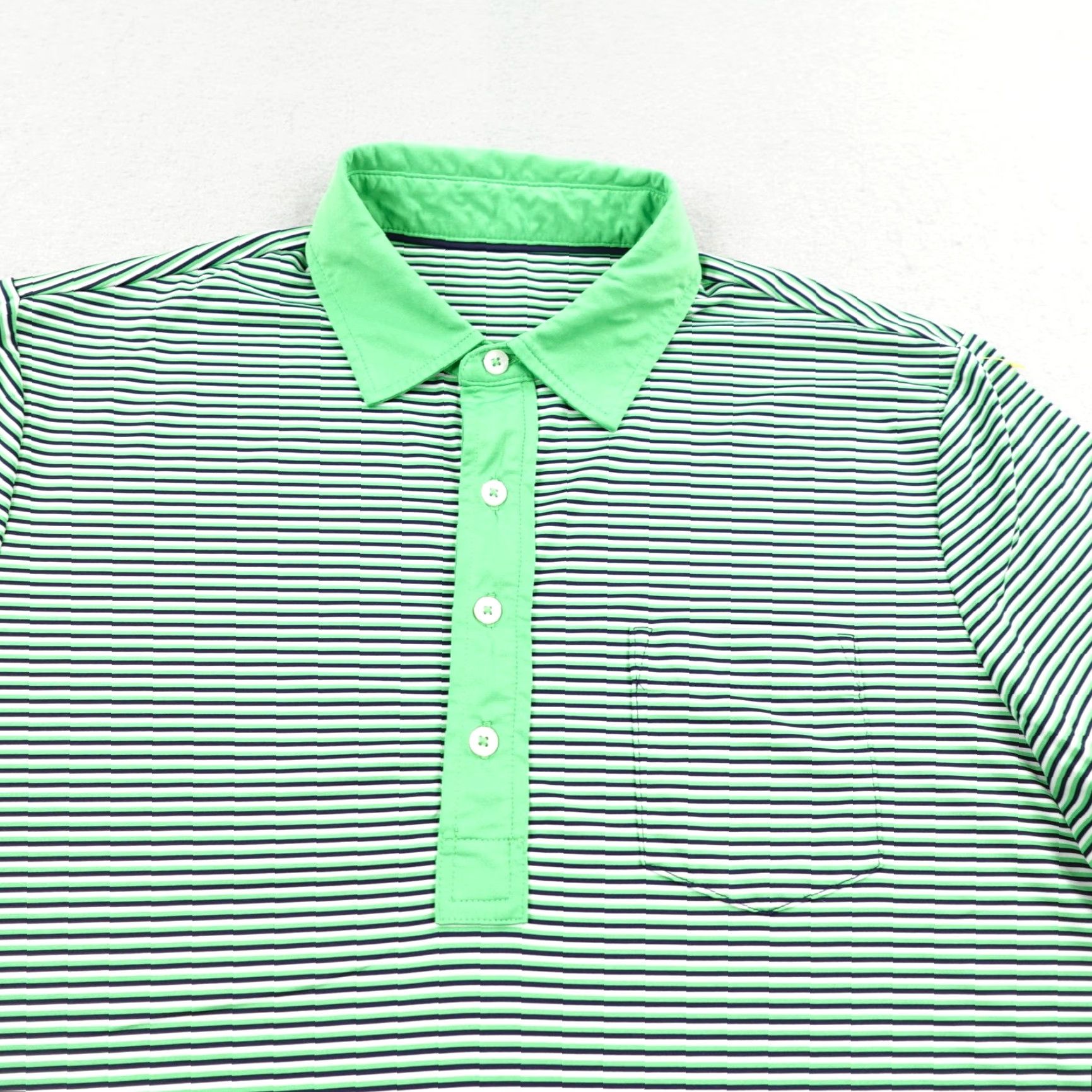 Ralph Lauren Ralph Lauren Polo Shirt Mens XL Green Blue Stripes RLX Wailea Maui Hawaii Golf Size US XL / EU 56 / 4 - 2 Thumbnail