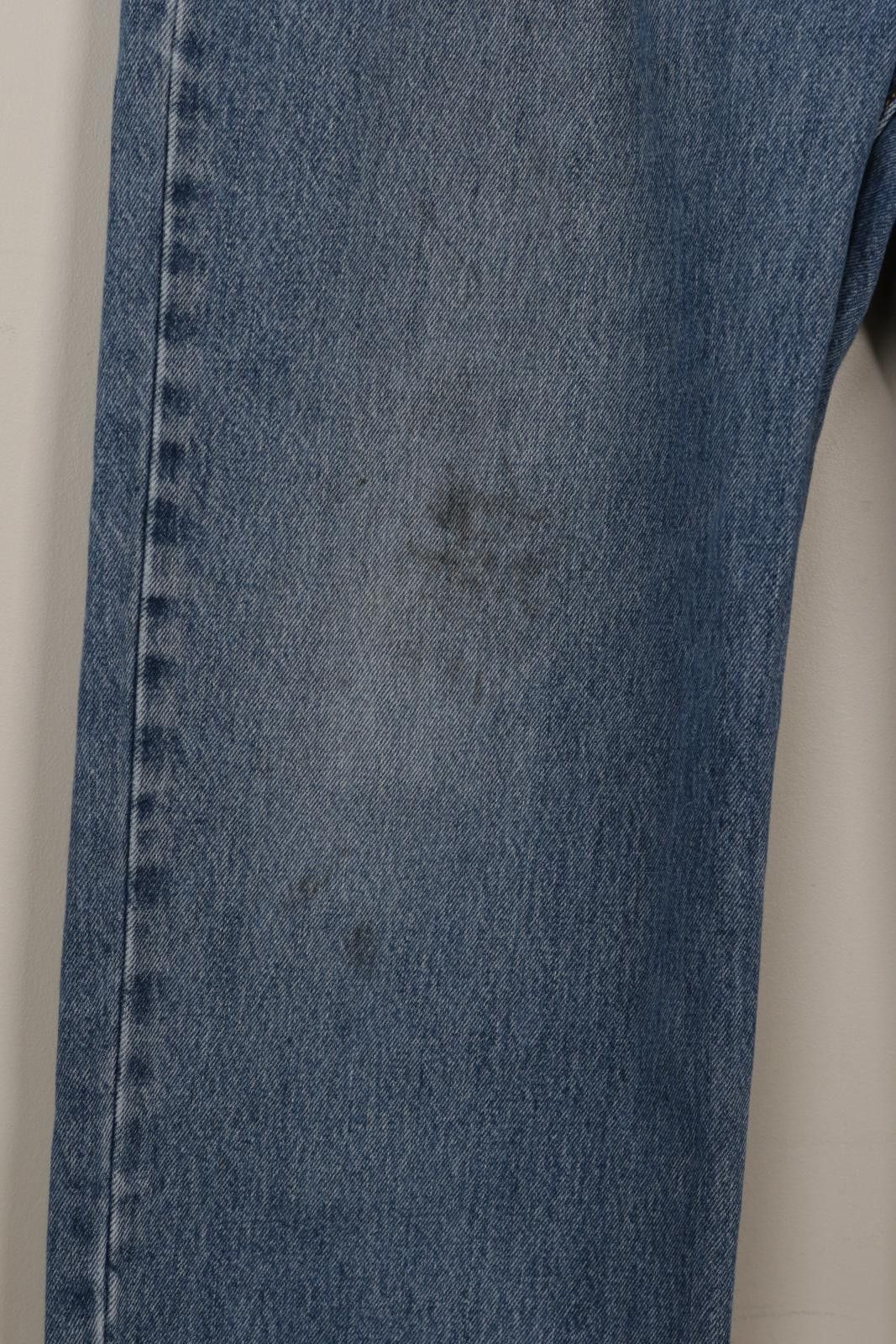Levi's 00's Levi's 550 Dark Wash Relaxed Fit Jeans Size US 38 / EU 54 - 3 Thumbnail