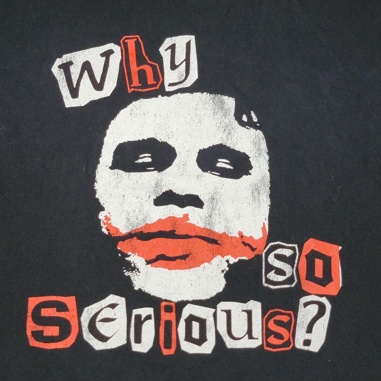 Other The Dark Knight Unisex Tee Joker "Why So Serious?" - Large Size US L / EU 52-54 / 3 - 2 Thumbnail