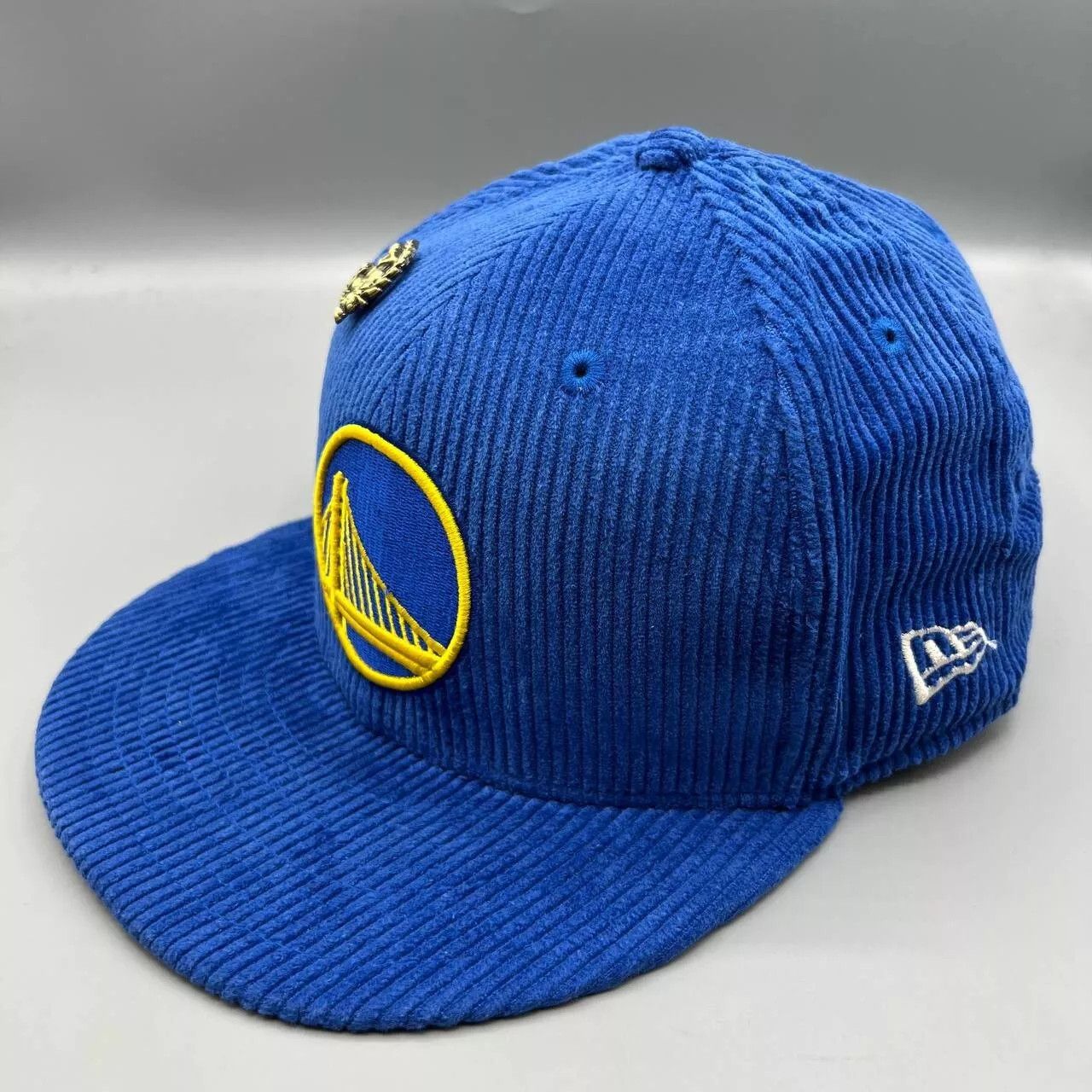 New Era Golden State Warriors Hat Men 7 1/2 Corduroy 59Fifty New Era Size ONE SIZE - 2 Thumbnail