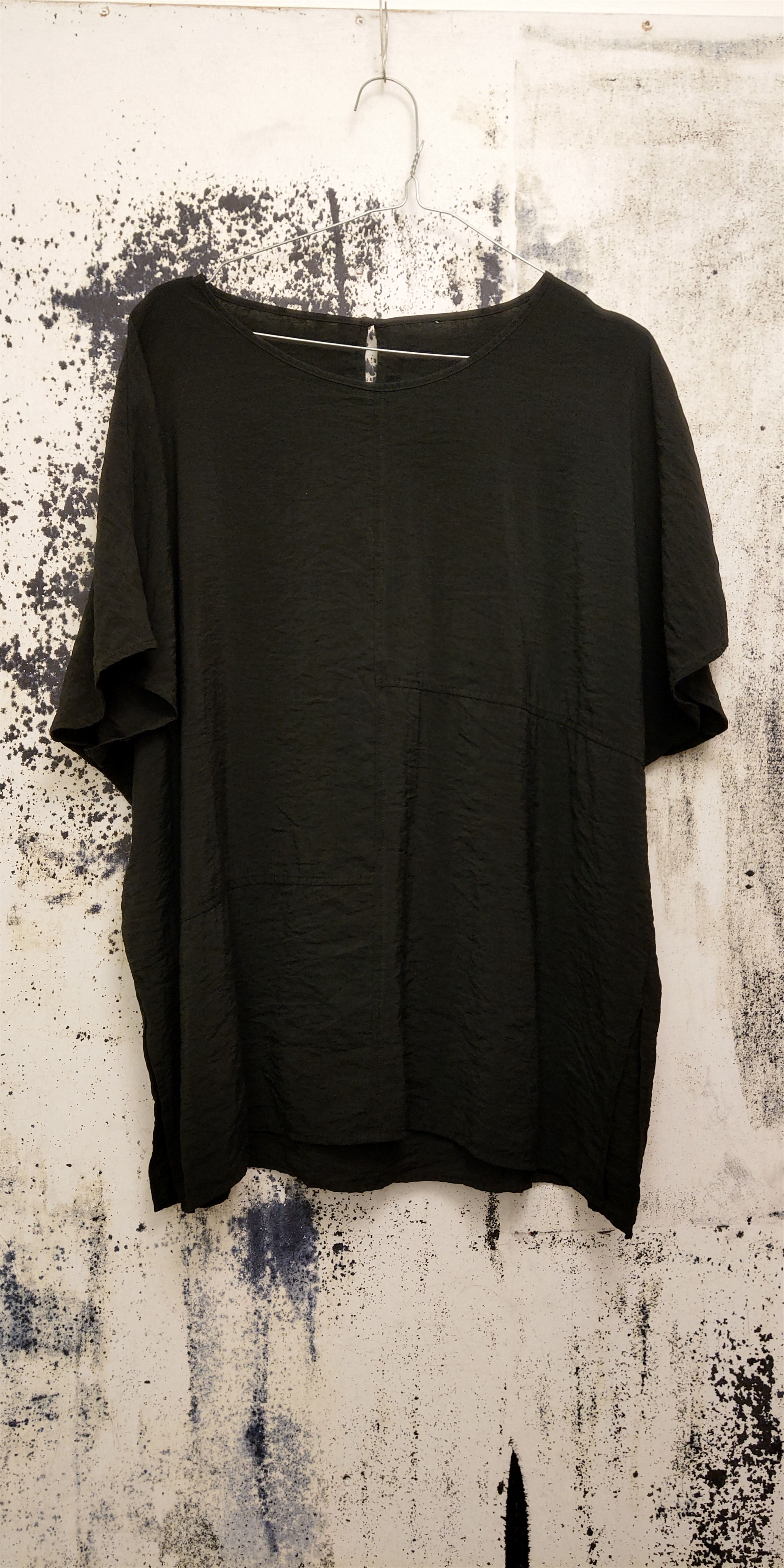 Vintage Vintage Boxy Goth Shirt Noir Darkfashion Alt Minimalist Neo Size US XL / EU 56 / 4 - 4 Thumbnail