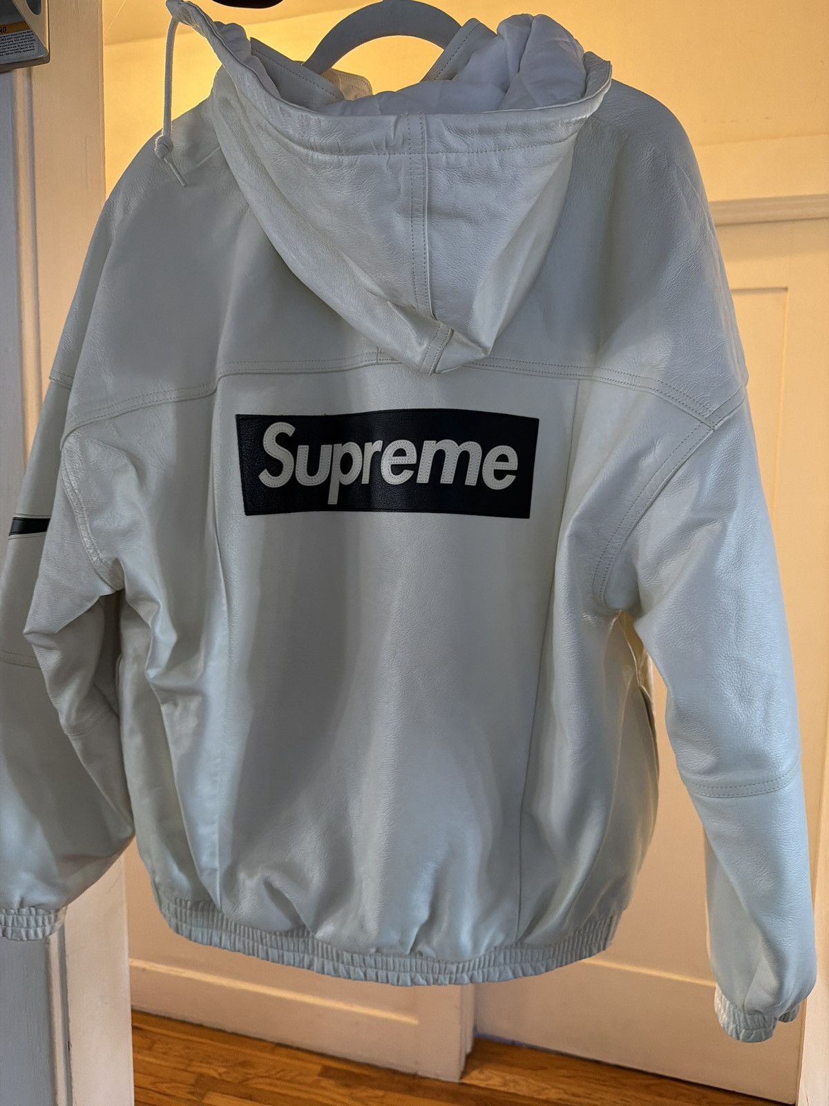 Nike × Supreme SUPREME X NIKE LEATHER JACKET Size US M / EU 48-50 / 2 - 1 Thumbnail