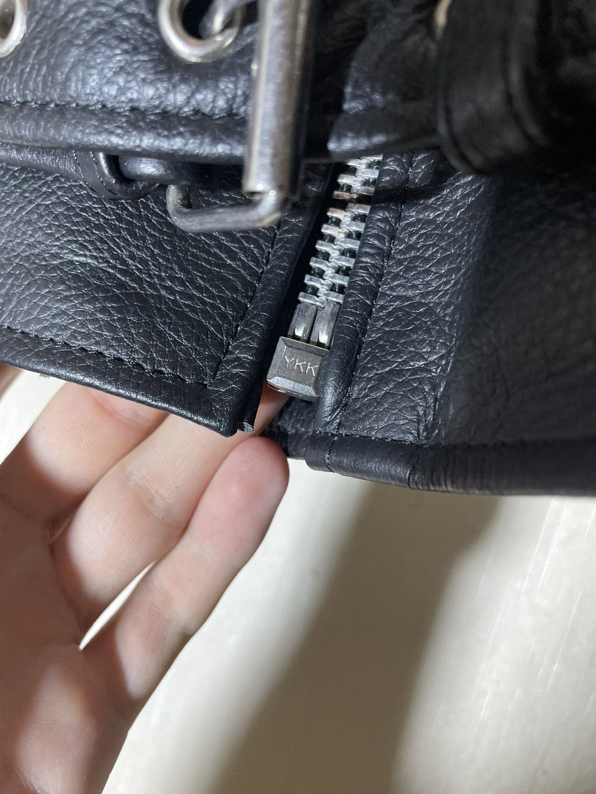 Japanese Brand × Vintage × Yohji Yamamoto Yohji Yamamoto Y’s vintage leather biker jacket Size US S / EU 44-46 / 1 - 7 Thumbnail