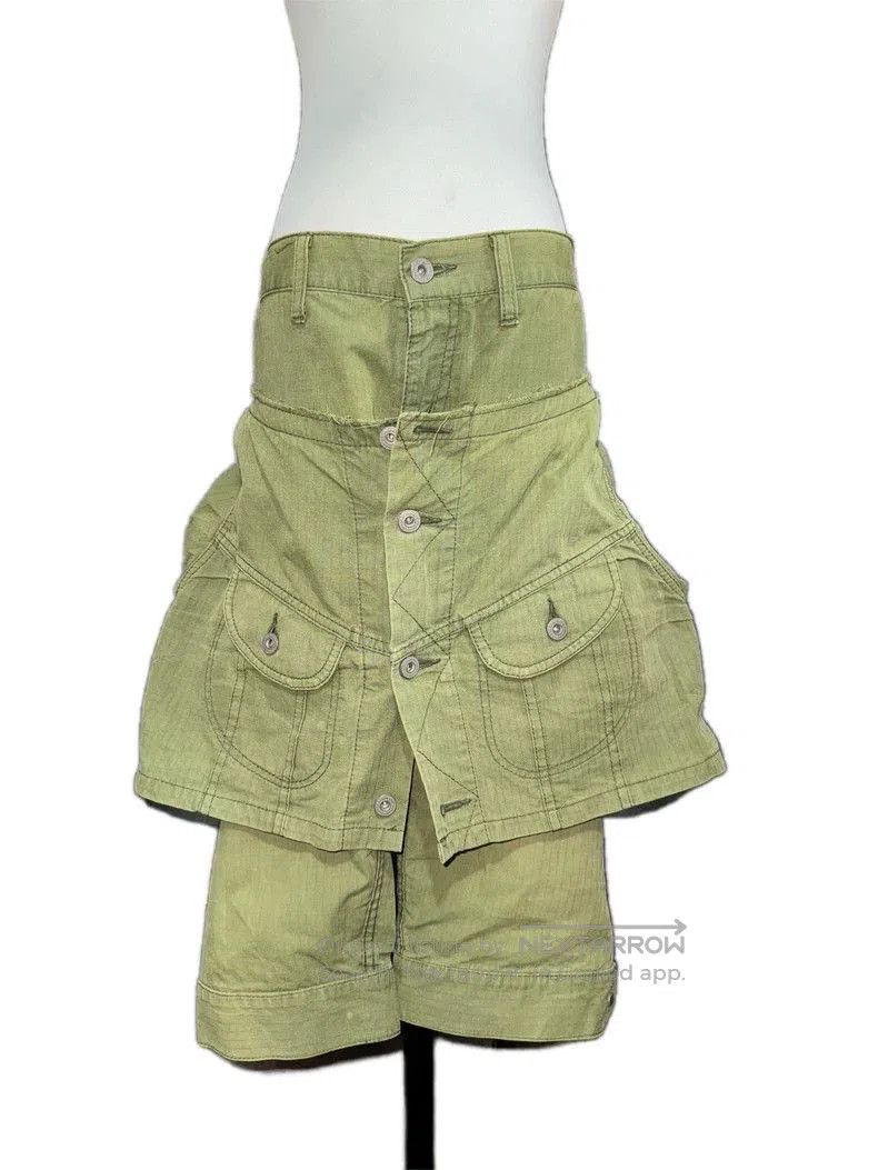 Junya Watanabe Vintage Junya Watanabe Layered Capri Pants. Size US 28 / EU 44 - 2 Thumbnail