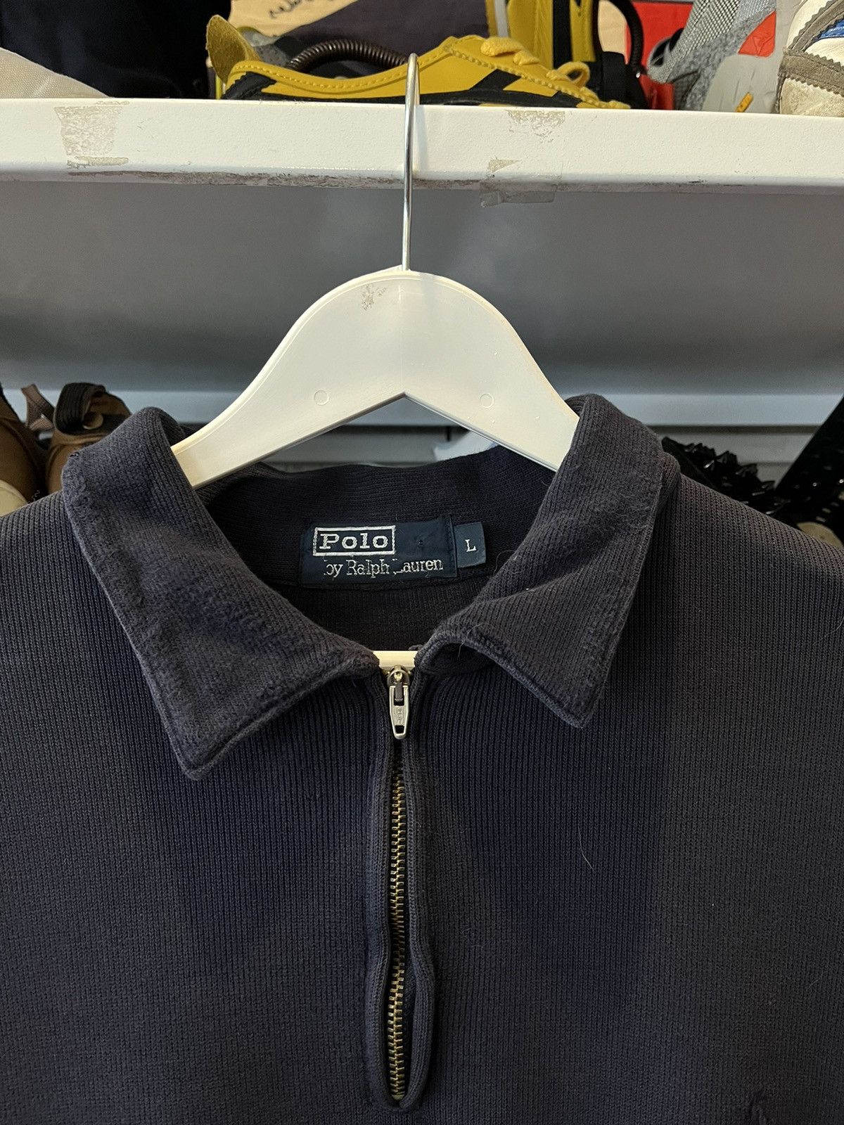 Polo Ralph Lauren Vintage Polo Ralph Lauren Distressed Sweatshirt Y2K Rare Size US L / EU 52-54 / 3 - 4 Thumbnail