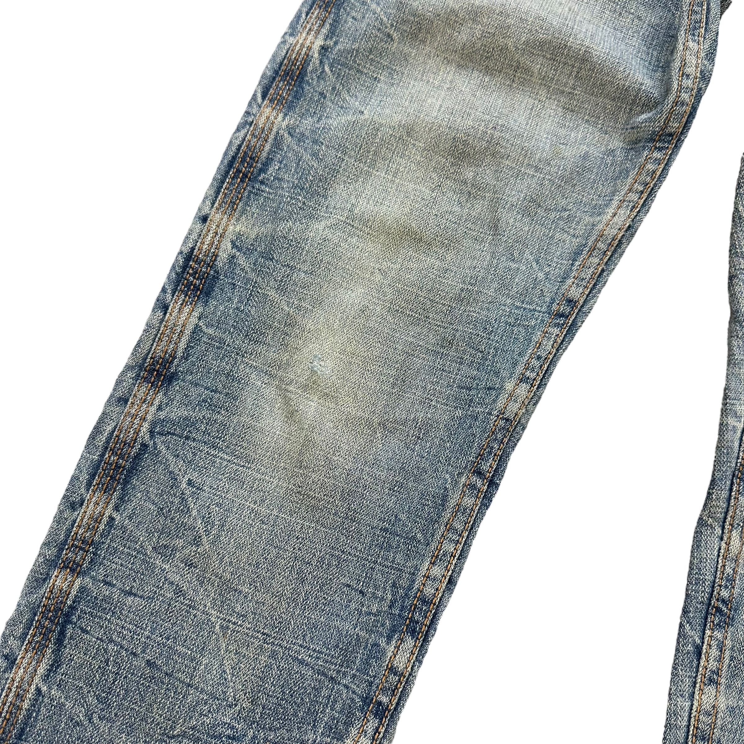 Japanese Brand CHOUETTE NICE DESIGN 7 POCKET JEANS #7790-176 Size 30" / US 8 / IT 44 - 7 Thumbnail