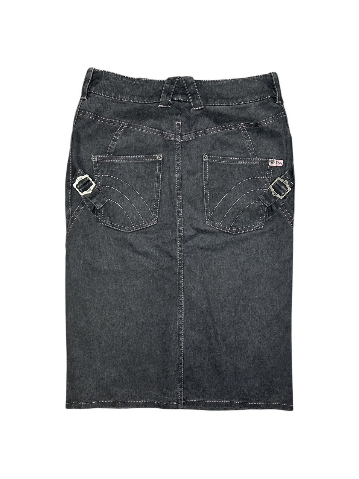 Dior S/S 03 Dior by Galliano Denim Skirt Size 26" / US 2 / IT 38 - 2 Thumbnail