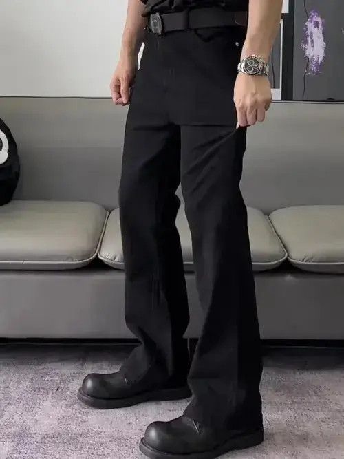 VIBE cleanfit punk faded flared jeans Size US 28 / EU 44 - 7 Thumbnail
