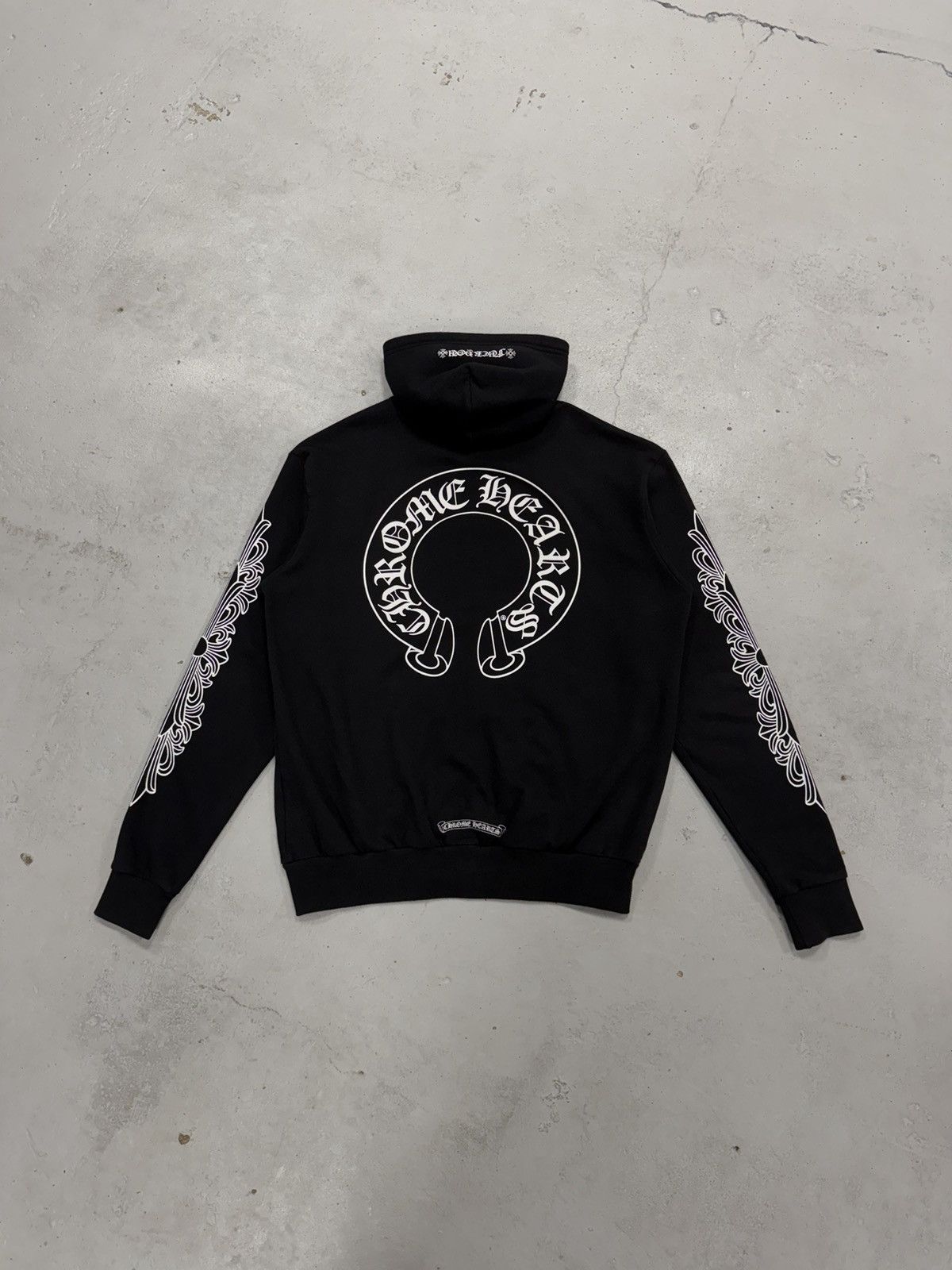 Chrome Hearts Chrome Hearts Fuck You Floral Horseshoe Zip Hoodie Black M Size US M / EU 48-50 / 2 - 3 Thumbnail