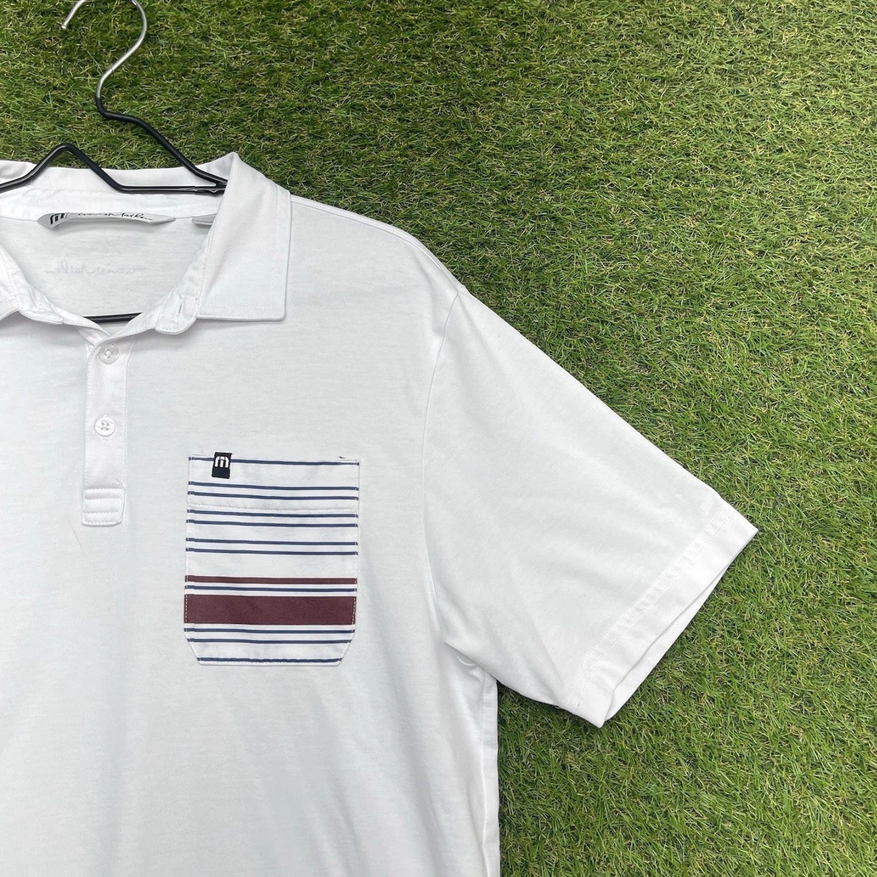 TravisMathew Travis Mathew Polo Shirt Mens Medium Golfing Short Sleeve Sports Performance Size US M / EU 48-50 / 2 - 3 Thumbnail