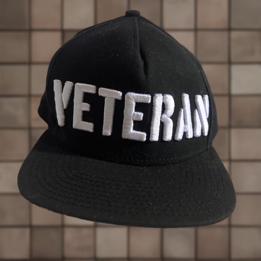 Vintage VINTAGE Play Cloths Baseball Cap Adjustable Men 7 1/4 Black Veteran Size ONE SIZE - 1 Thumbnail