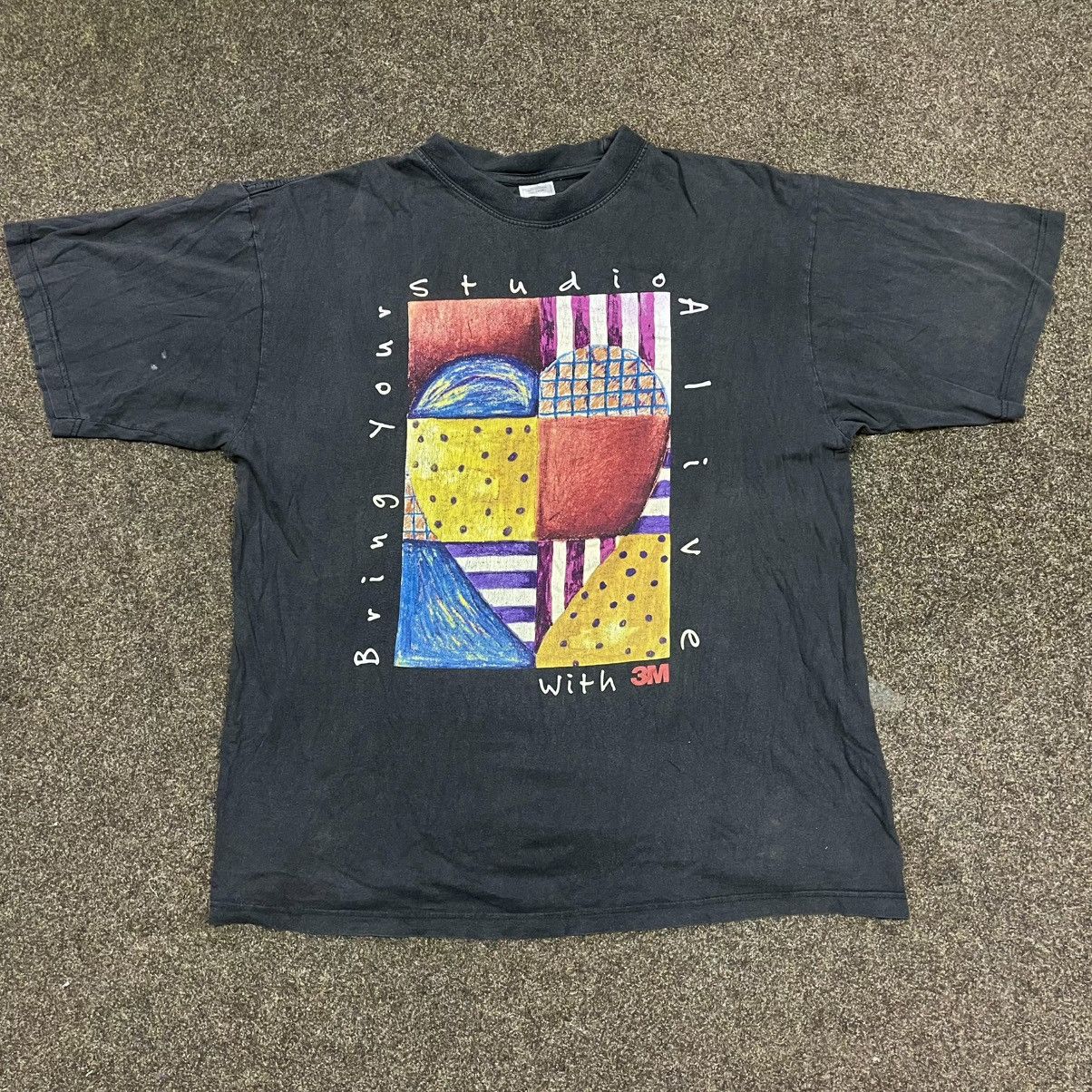 Fuck Art, Make Tees 3M Vintage Art Tee – “Bring Your Studio Alive” Graphic 90s Size US XL / EU 56 / 4 - 1 Thumbnail
