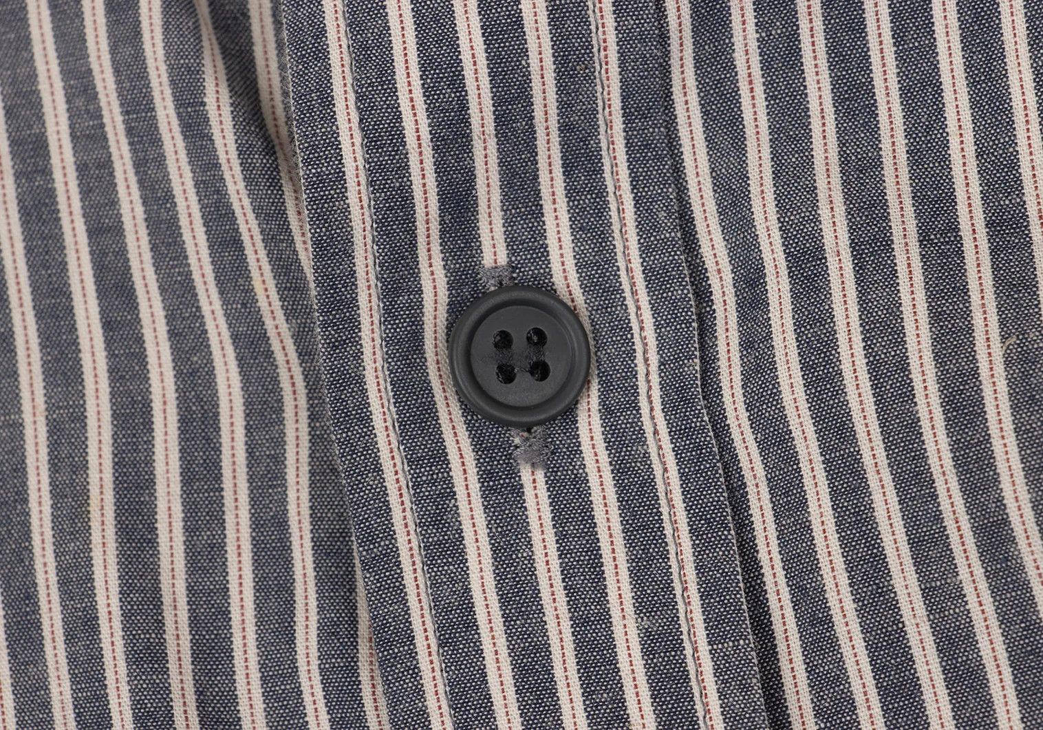 Yohji Yamamoto Yohji Yamamoto Cotton Linen Stripe Shirt Size US M / EU 48-50 / 2 - 6 Thumbnail