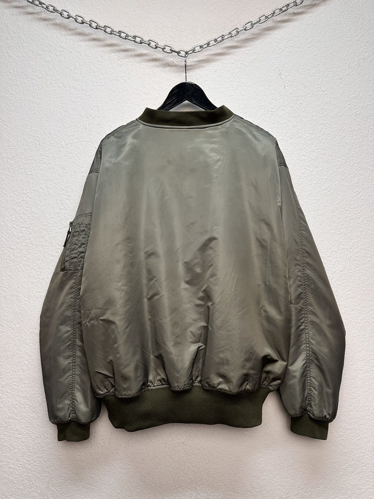 If Six Was Nine Wokr MA-1 bomber jacket LGB oversize vintage y2k TORNADO GOA Size US XXL / EU 58 / 5 - 10 Thumbnail